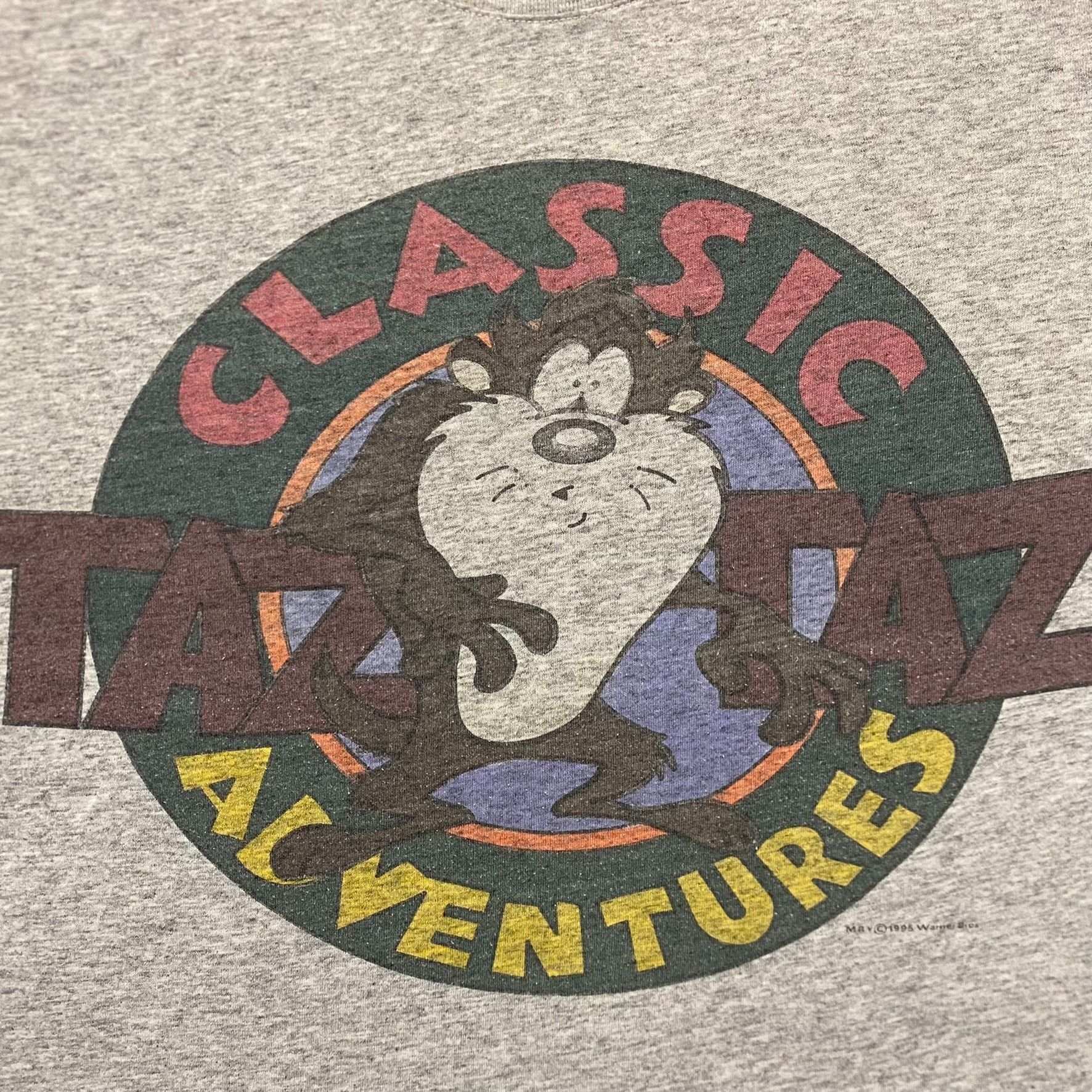 Vintage Vintage 90s Looney Tunes Taz Adventures Baggy Cartoon Tee Size US XL / EU 56 / 4 - 3 Thumbnail