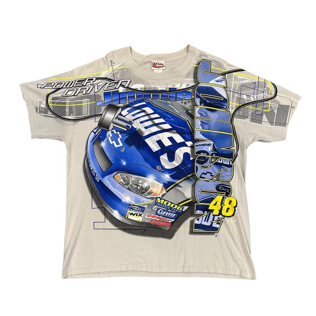 Chase Authentics Chase Authentic Jimmie Johnson 2006 Nascar graphic tshirt Size US XL / EU 56 / 4 - 1 Thumbnail