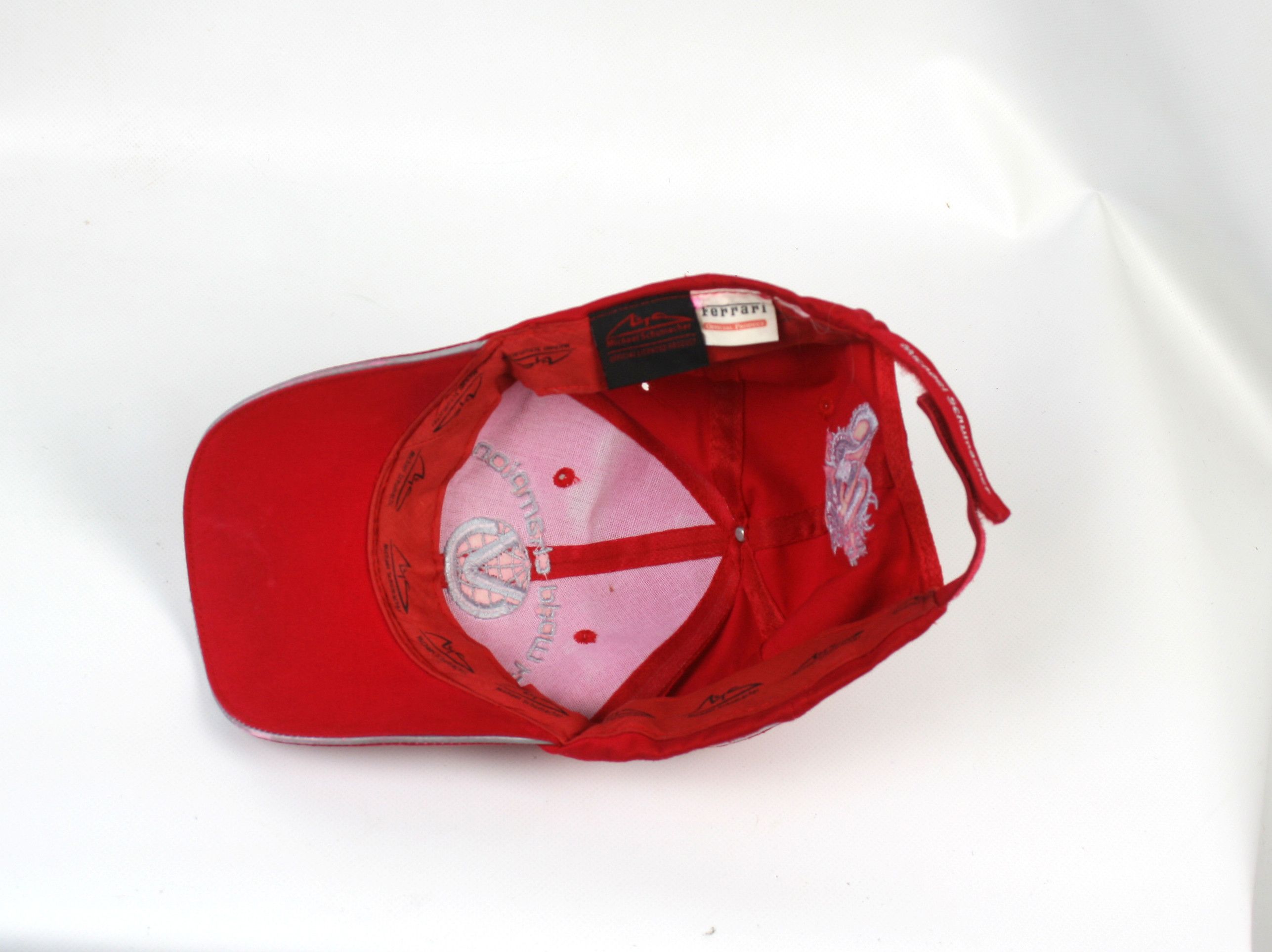 Ferrari 00S Michael Schumacher Formula 1 Logo Cap Vintage Size ONE SIZE - 7 Thumbnail