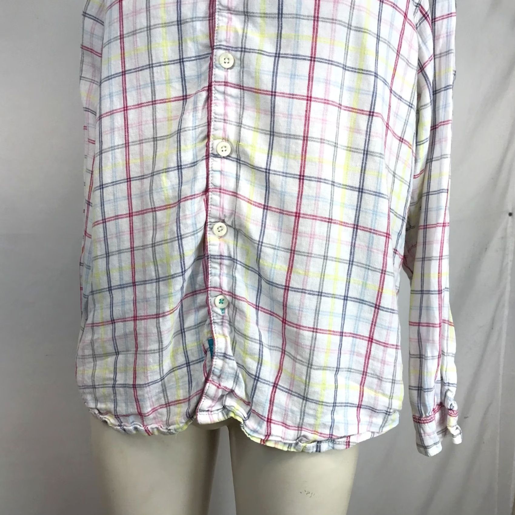 Tommy Bahama TOMMY BAHAMA Mens Large Multicolor Long Sleeve Button Collared Linen Shirt Size US L / EU 52-54 / 3 - 3 Thumbnail