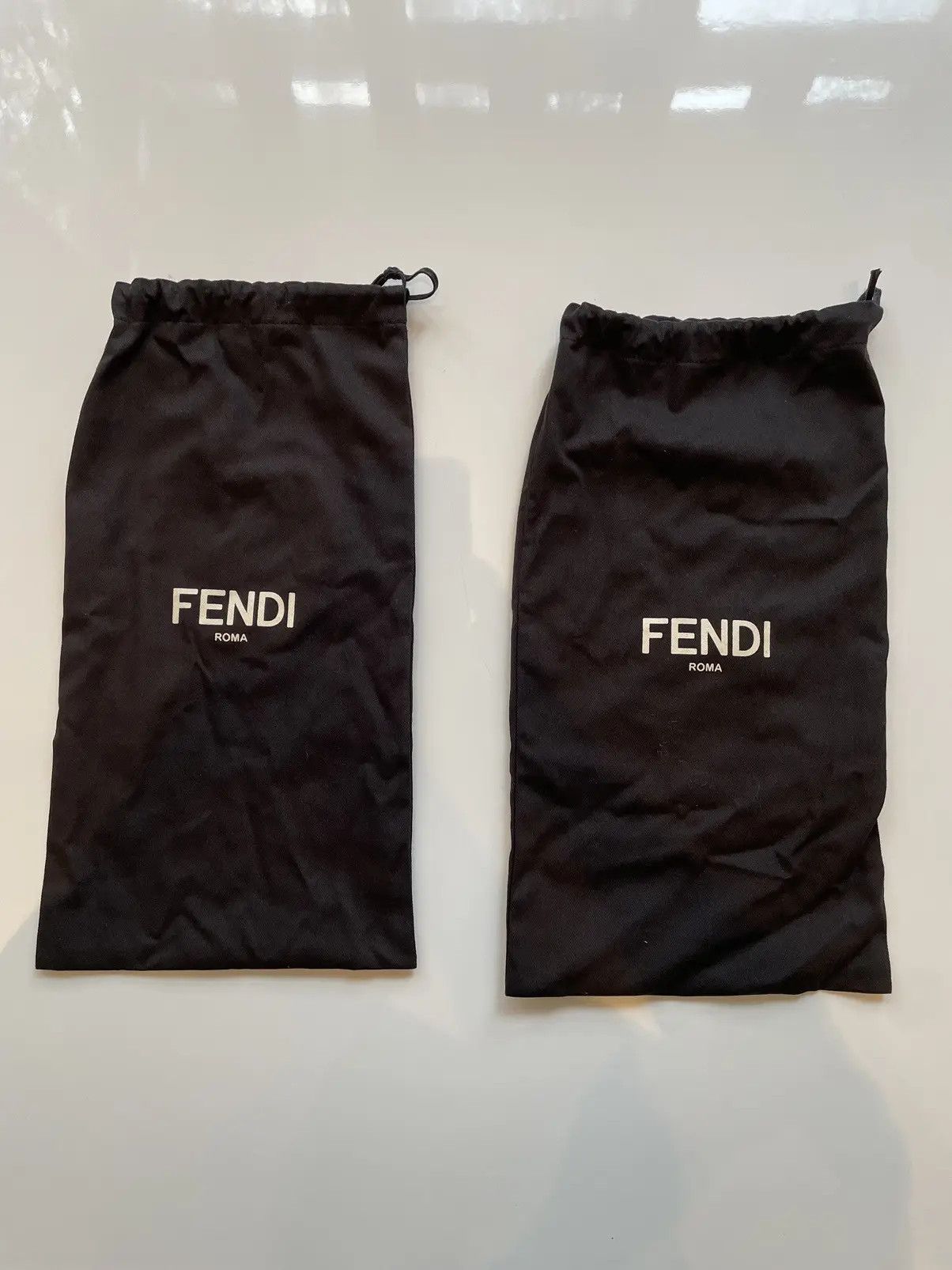Fendi Fendi "Love Fendi" Leather Slip-On Sneakers Size US 10 / EU 43 - 8 Thumbnail