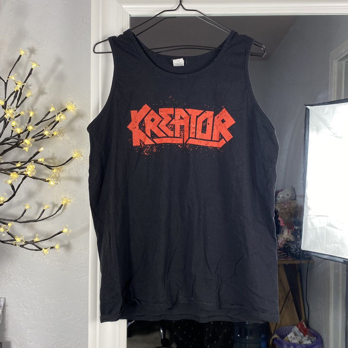 Band Tees KREATOR ROCK BAND HATE UBER ALLES TANK TOP Size US L / EU 52-54 / 3 - 1 Thumbnail