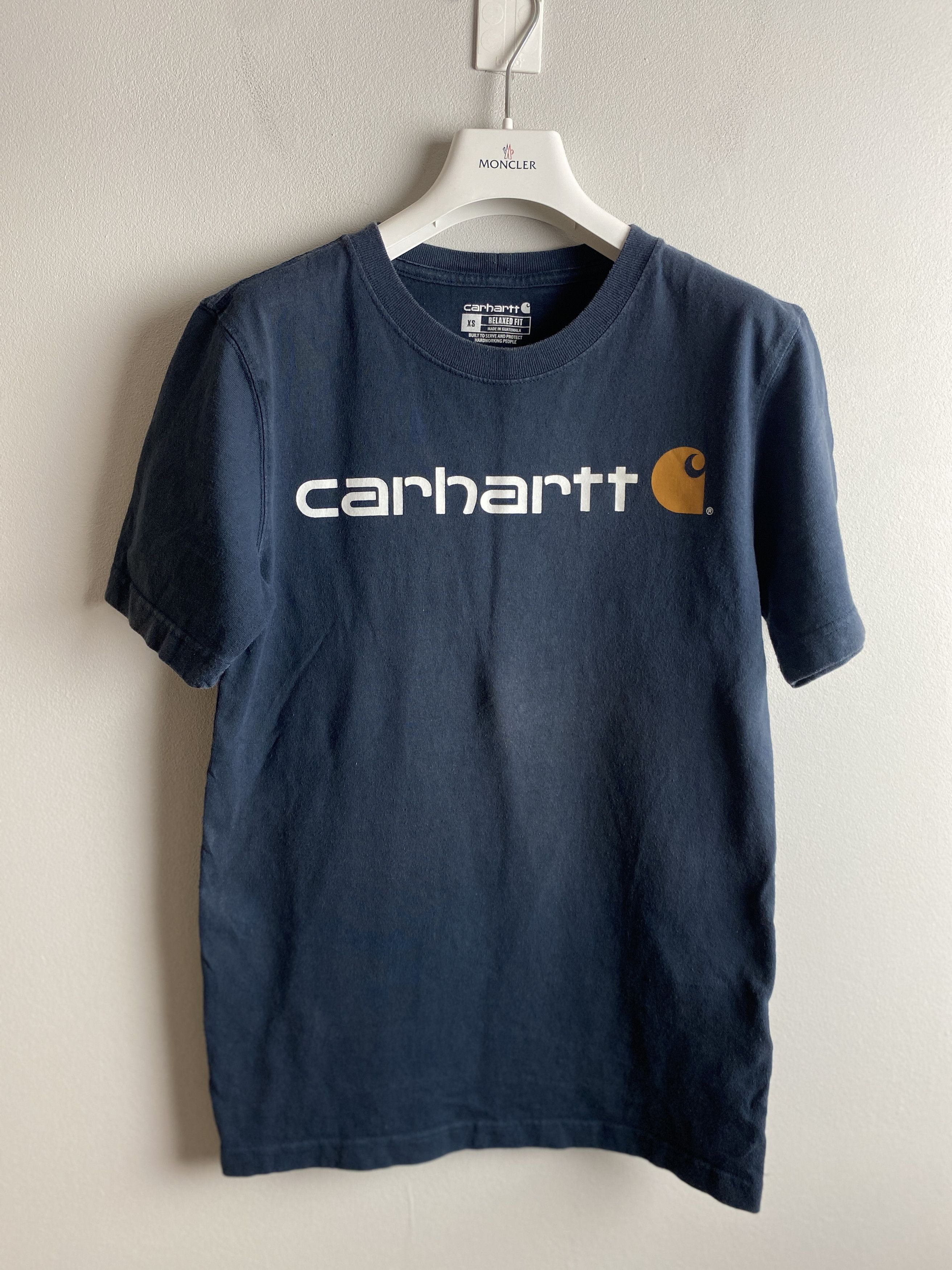 Carhartt Carhartt big logo t-shirt tee casual skate rap hip hop Size US XS / EU 42 / 0 - 1 Thumbnail