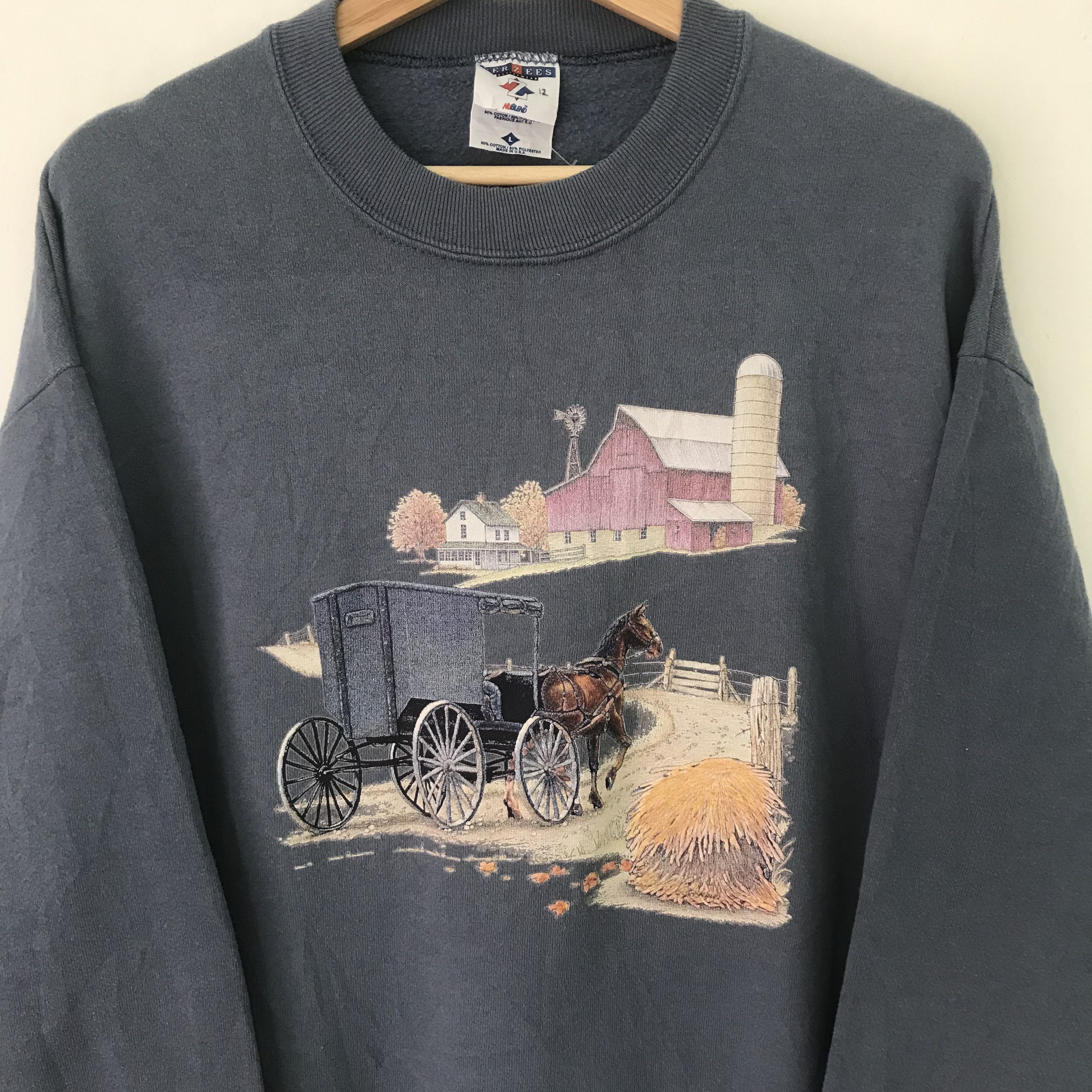 Jerzees vintage jerzees sweatshirt- 622 Size US XXL / EU 58 / 5 - 3 Thumbnail