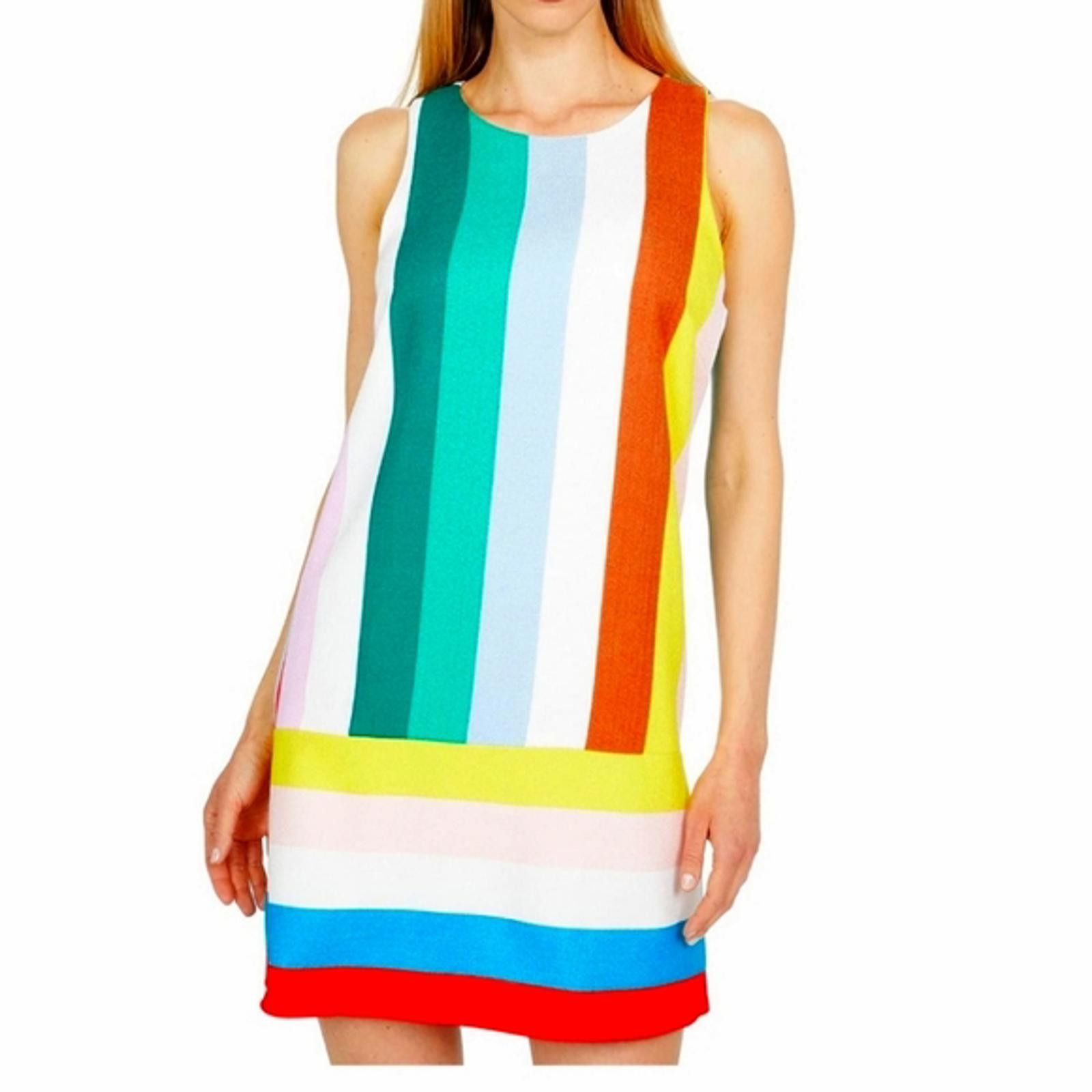 Other Laundry by Shelli Segal Multicolor Striped Dress Size 4 Size S / US 4 / IT 40 - 1 Thumbnail
