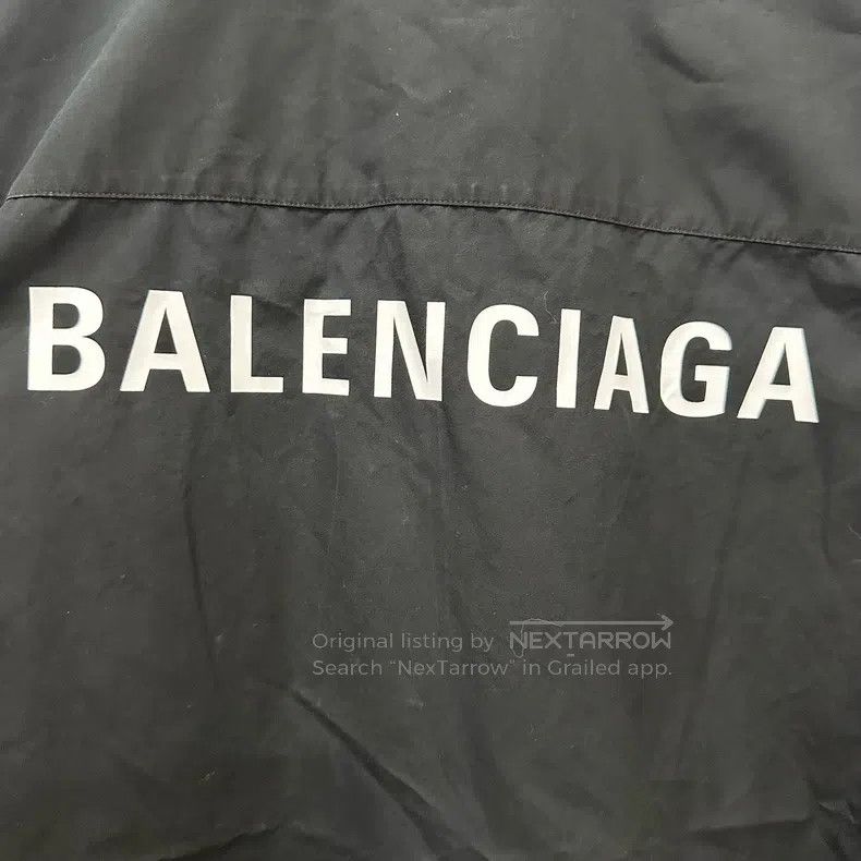 Balenciaga Balenciaga Back Logo Lettering Shirt Size US M / EU 48-50 / 2 - 3 Thumbnail