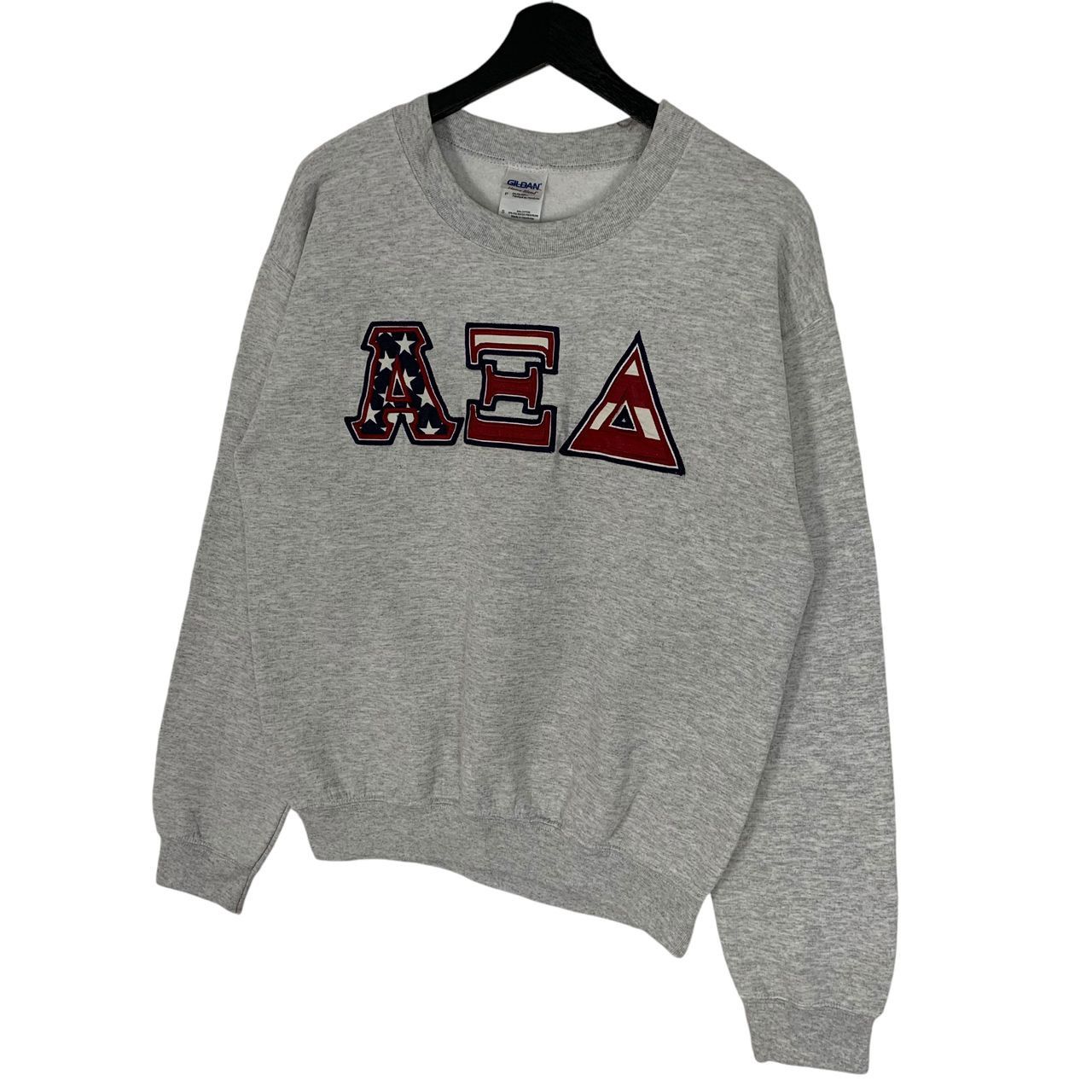 Vintage Alpha Xi Delta College US Symbol Embroidery Sweatshirt Size S / US 4 / IT 40 - 4 Thumbnail