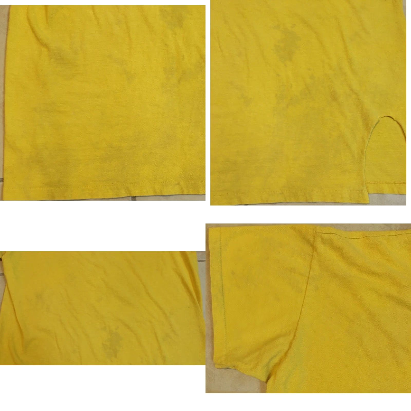 Vintage Vtg 70s Trust Me Would I Lie To You Faded Distress Shirt L Funny Joke Grunge 80s Shirt Mens Yellow Size US L / EU 52-54 / 3 - 9 Thumbnail