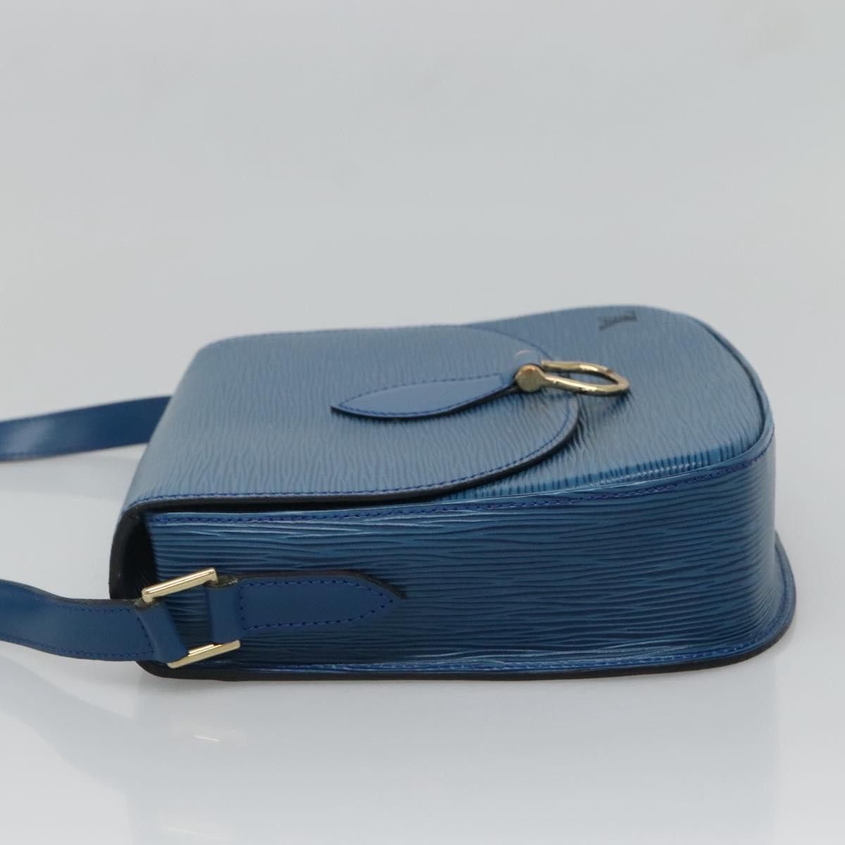 Louis Vuitton LOUIS VUITTON Epi Saint Cloud GM Shoulder Bag Toledo Blue Size ONE SIZE - 3 Thumbnail