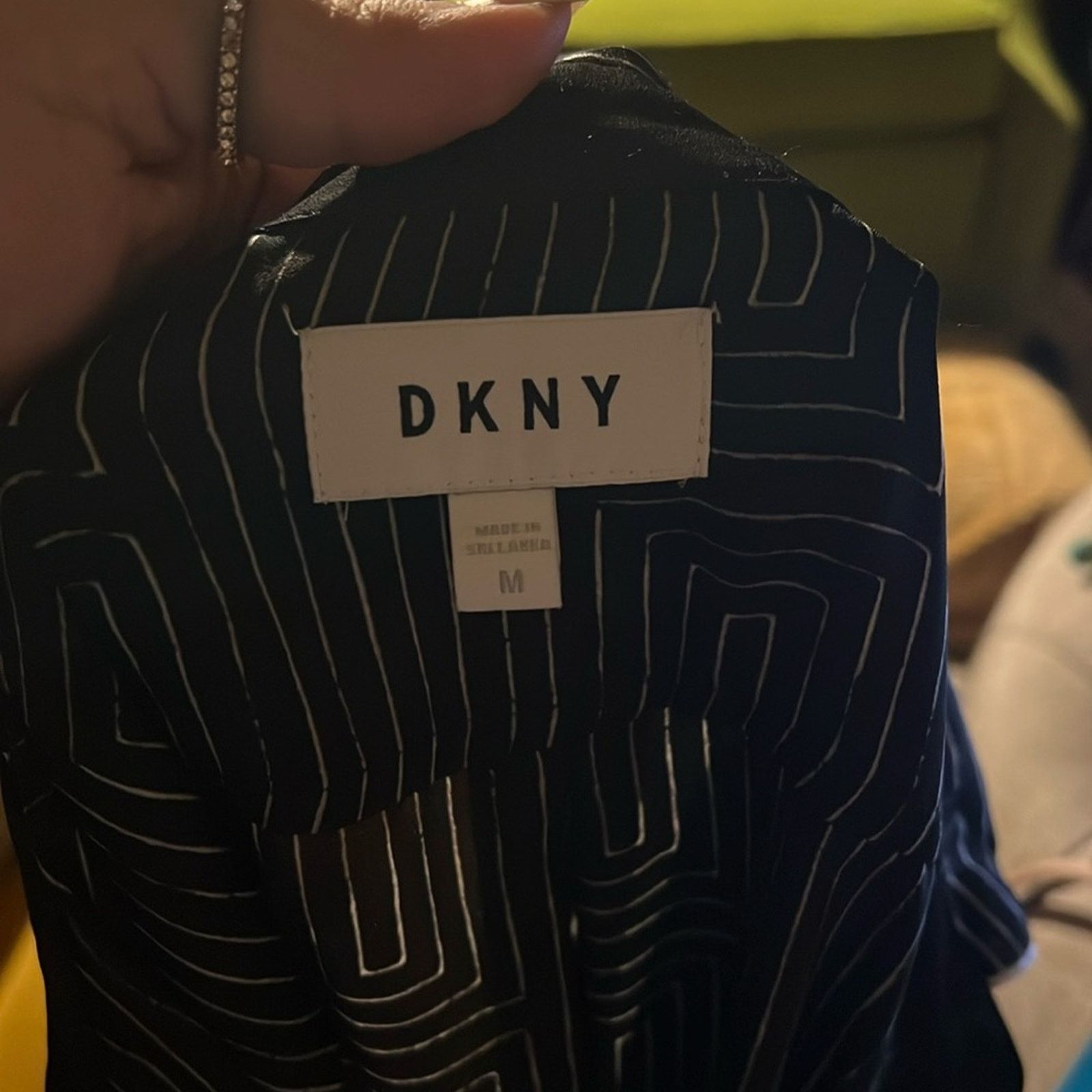 DKNY DKNY black and white pattern shirt dress M Size M / US 6-8 / IT 42-44 - 2 Thumbnail