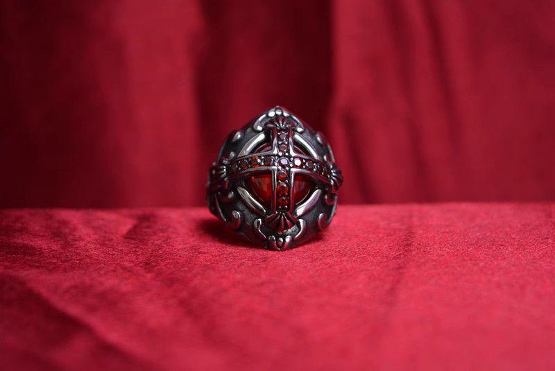 Jewelry Cross New Trend Jewelry Rings Open Chrome Ring (Size 7-13) Size ONE SIZE - 6 Thumbnail