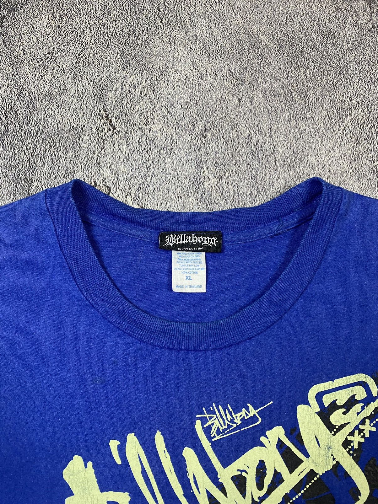 Billabong × Vintage VTG 00s Billabong Blue Surf Style Longsleeve Y2K Streetwear Size US L / EU 52-54 / 3 - 4 Thumbnail