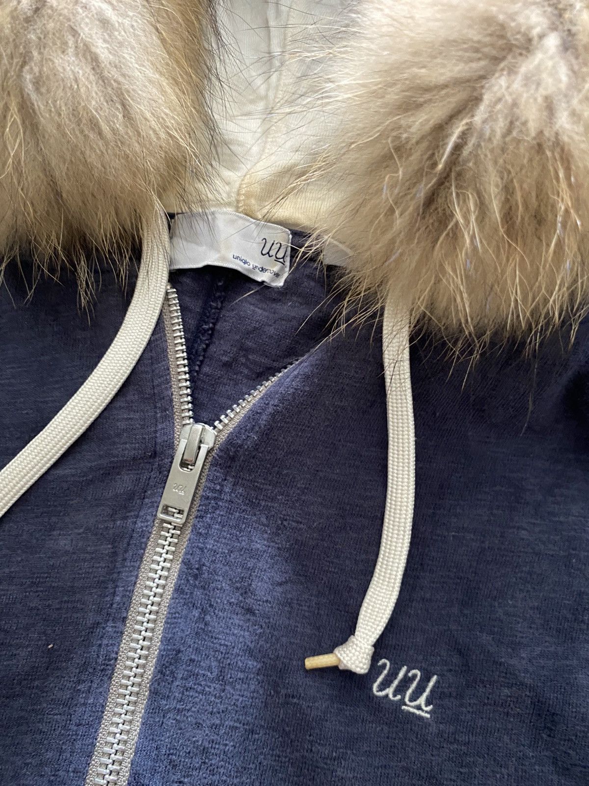 Japanese Brand × Jun Takahashi × Undercover Undercover faux fur destroyed hoodie Size US S / EU 44-46 / 1 - 5 Thumbnail