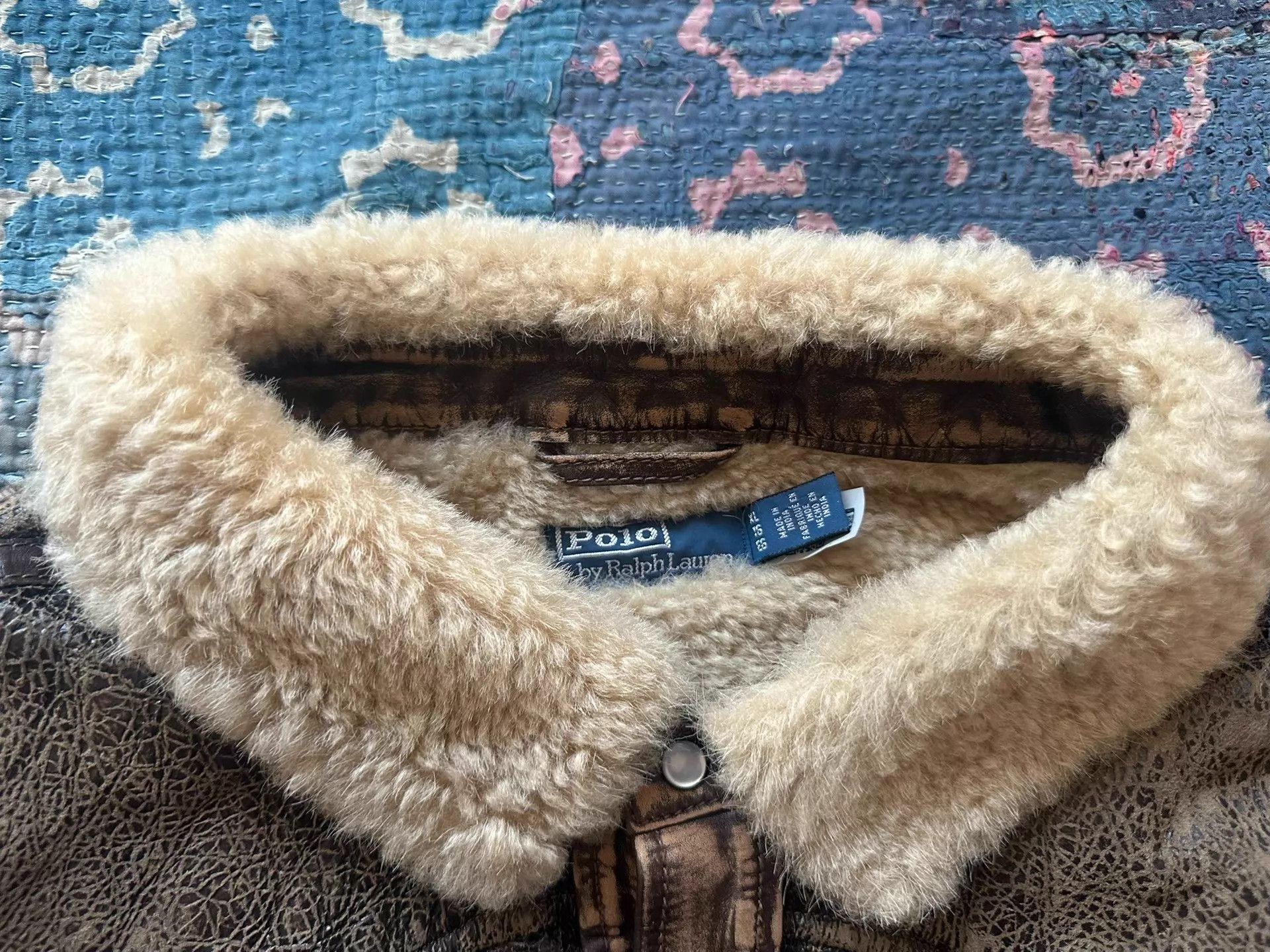 Polo Ralph Lauren Polo Ralph Lauren RRL Distressed Shearling Jacket XL Size US XL / EU 56 / 4 - 3 Thumbnail