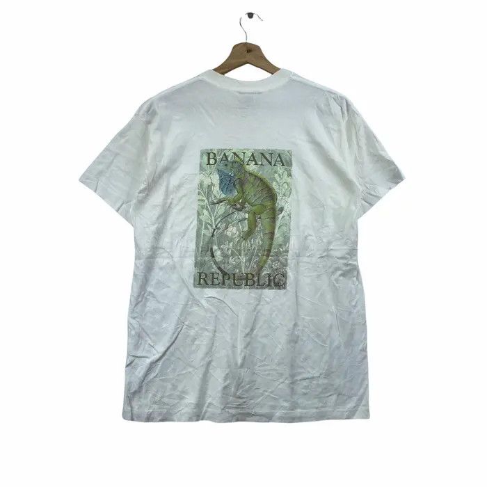 Banana Republic Vtg 90’ BANANA REPUBLIC IGUANA Painting Tee Shirt Surfing Size US S / EU 44-46 / 1 - 1 Thumbnail