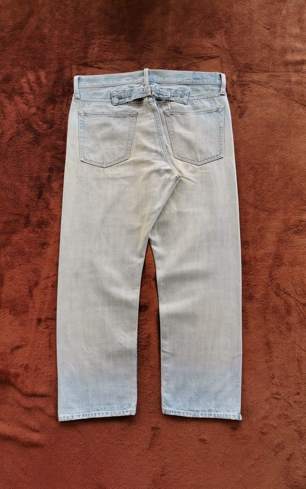 Japanese Brand Global Work Selvedge 3Quarter Short Denim Jeans Size US 34 / EU 50 - 7 Thumbnail