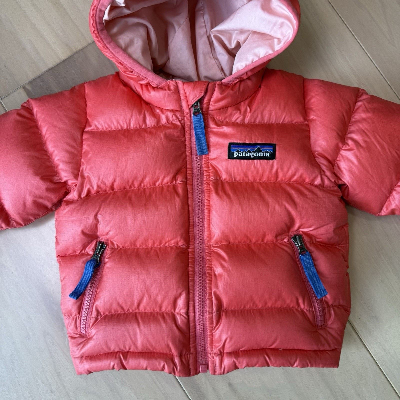 Patagonia Patagonia Baby Hi Loft Down Sweater Hoody 3-6 Months Size XXS / US 00 / IT 34 - 5 Thumbnail