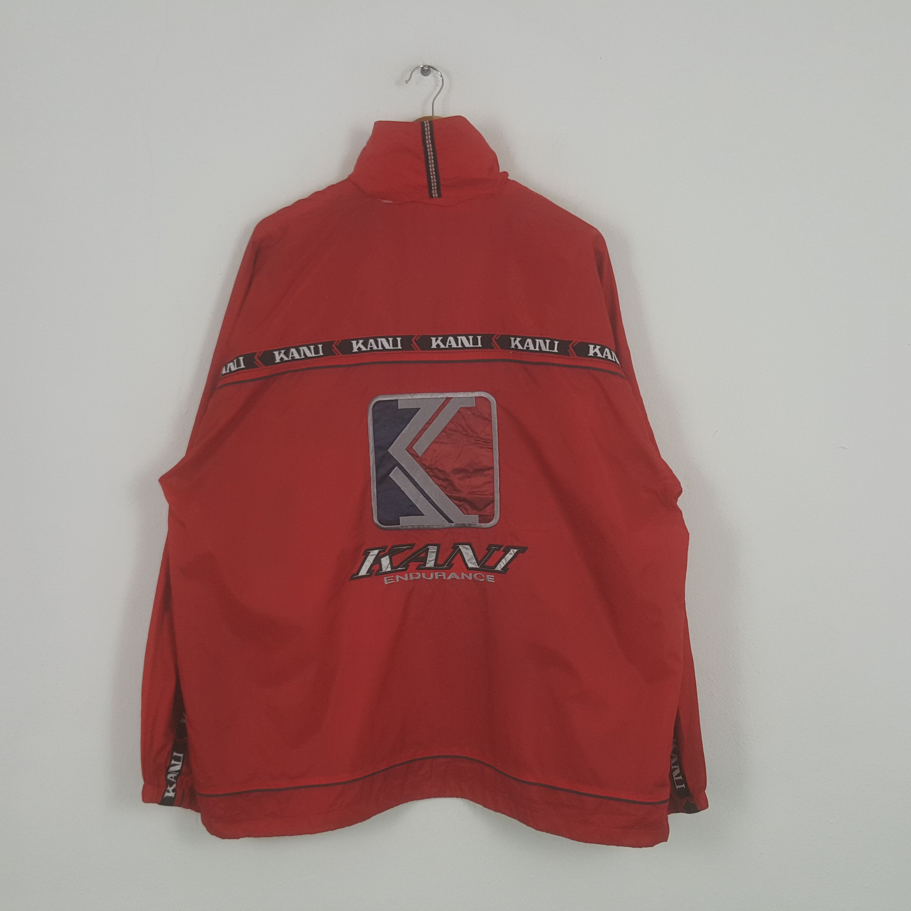 Karl Kani × Vintage Vintage Kani Endurance Sports Style Windbreaker Jacket Size US XXL / EU 58 / 5 - 1 Thumbnail
