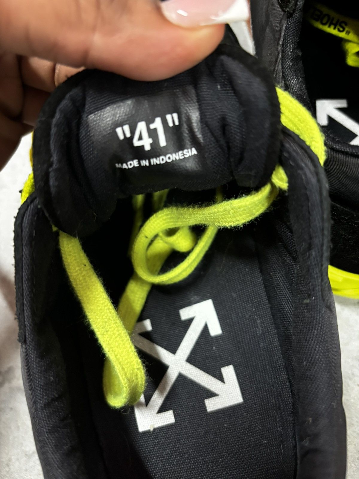 Off-White Low black off white sneakers Size US 8 / EU 41 - 5 Thumbnail