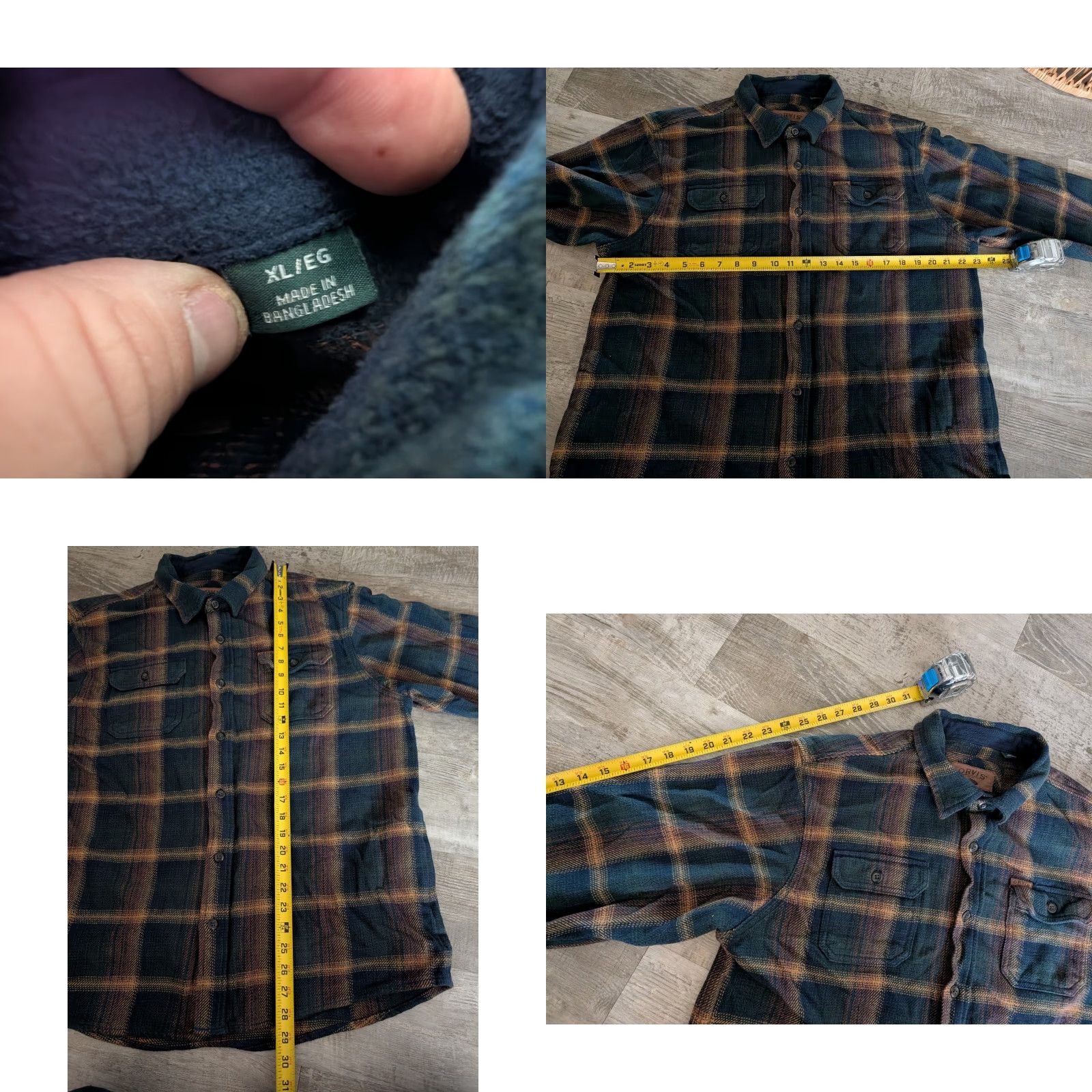 Orvis Orvis XL Mens Button-Up Long Sleeve Flannel Multicolor Plaid Shirt Heavyweight Casual Travel Size US XL / EU 56 / 4 - 8 Thumbnail