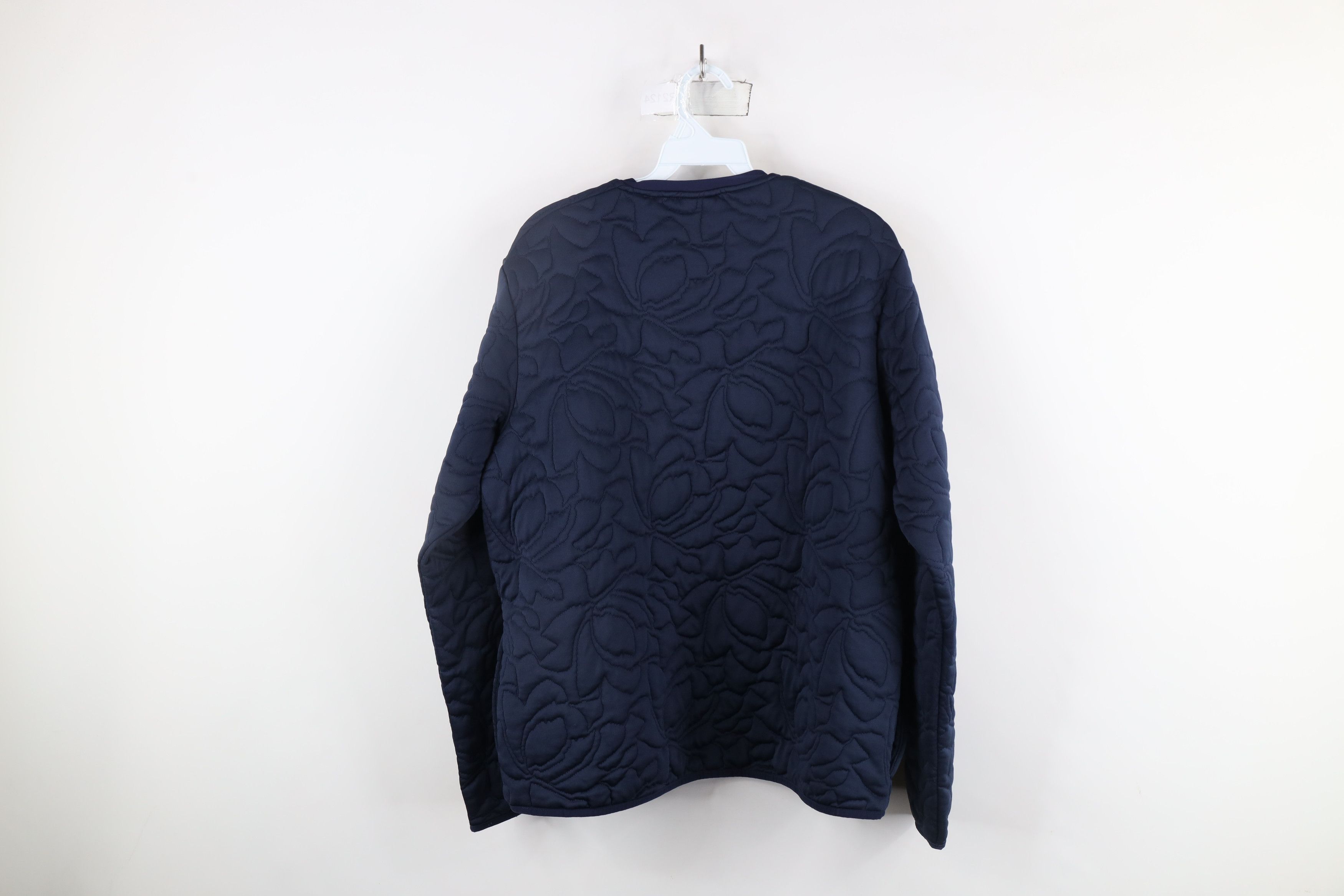 Nike × Vintage Nike Scott Mini Swoosh Quilted Golf Mid Layer Sweatshirt Size L / US 10 / IT 46 - 11 Thumbnail