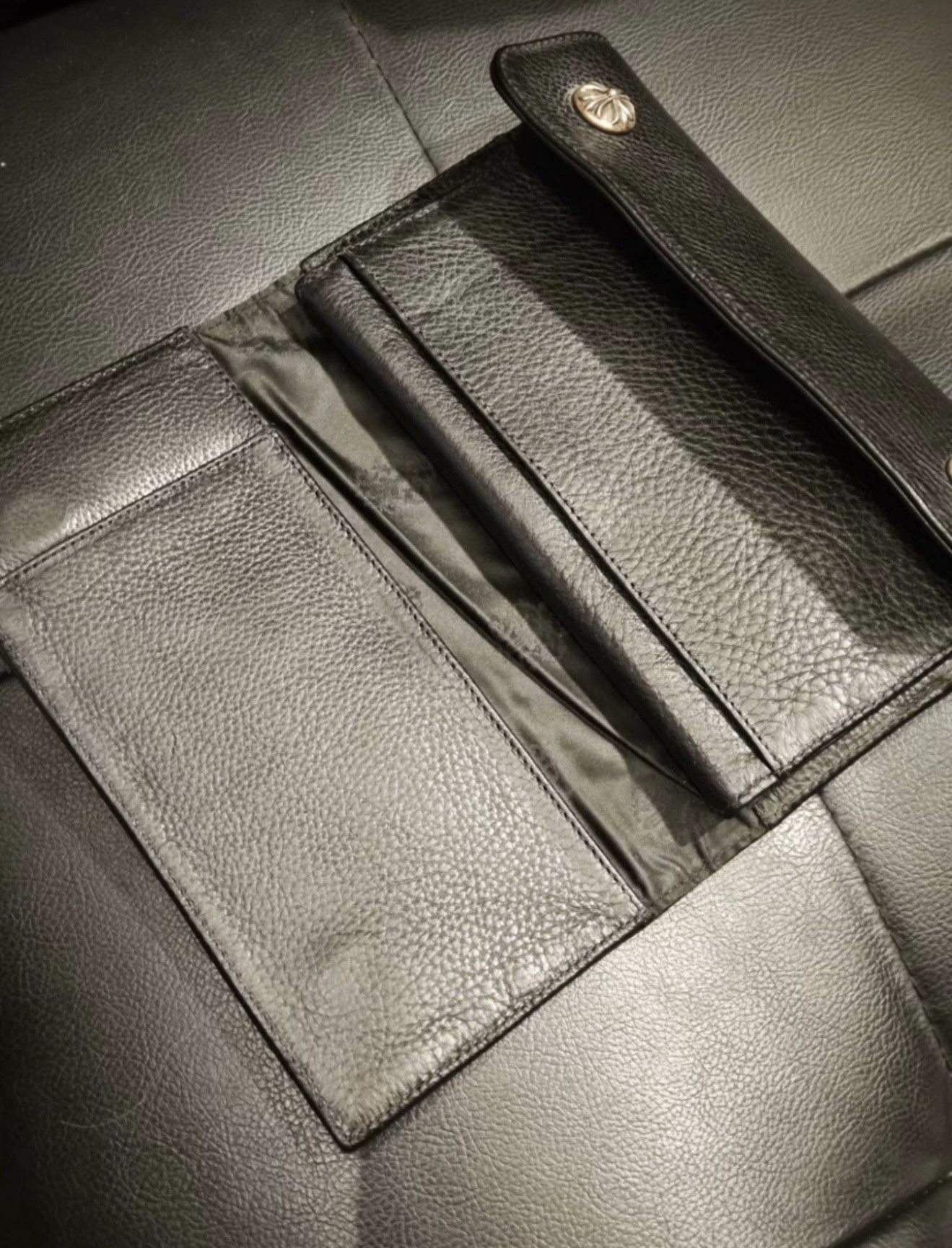 Chrome Hearts Chrome Hearts Black Long Wallet 925 silver Size ONE SIZE - 5 Thumbnail