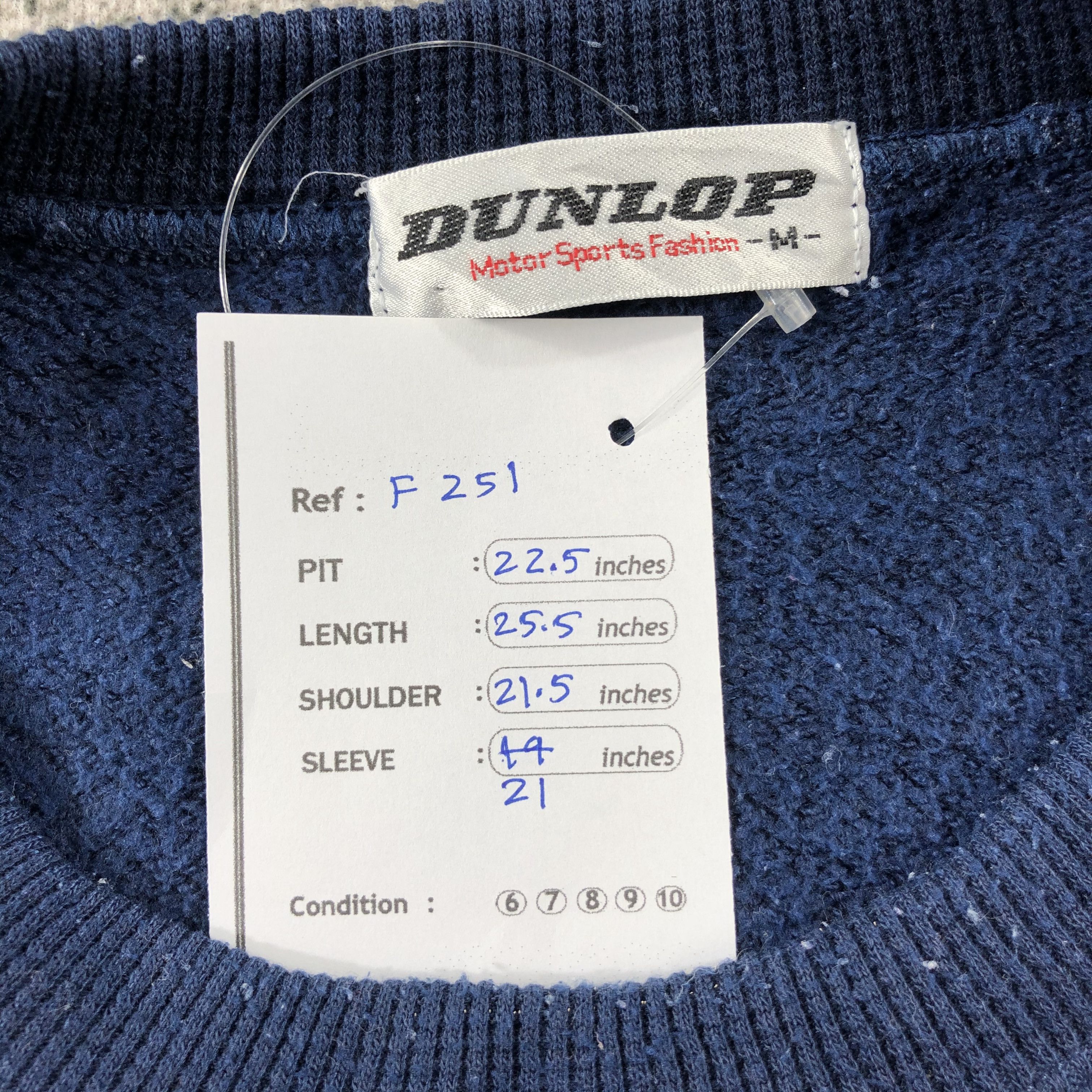 Dunlop Vintage Dunlop Motorspots Pullover Embroidered Sweatshirt Size US M / EU 48-50 / 2 - 8 Thumbnail