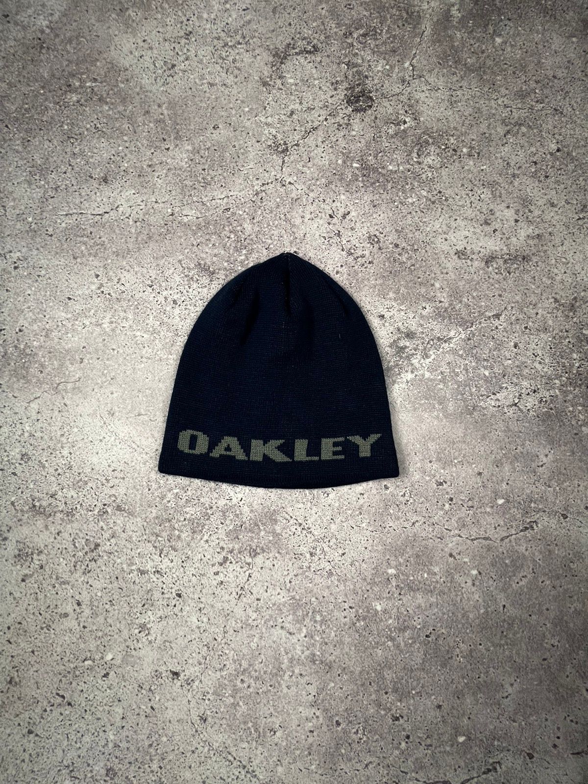 Pre-owned Oakley X Vintage Oakley Hat Y2k In Dark Blue