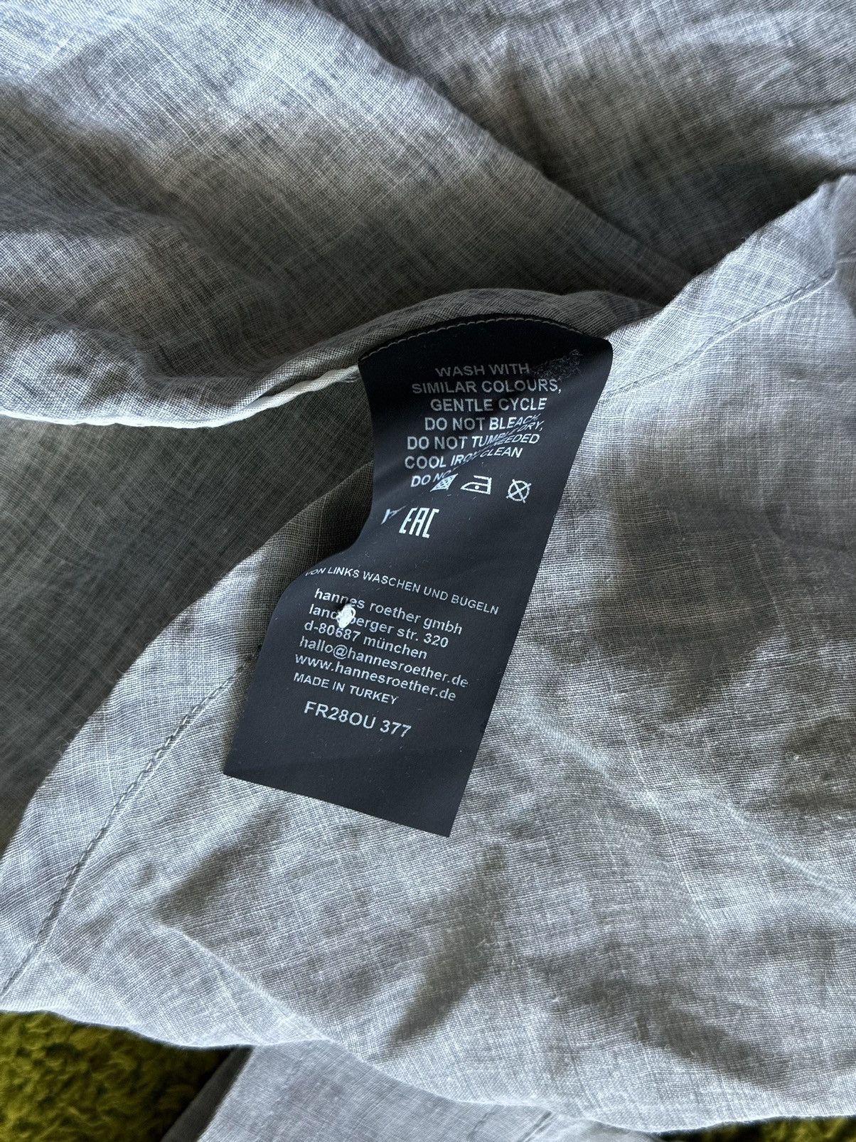 Designer × hannes roether Hannes Roether avant garde 100% ramie dress tunic Size M / US 6-8 / IT 42-44 - 7 Thumbnail