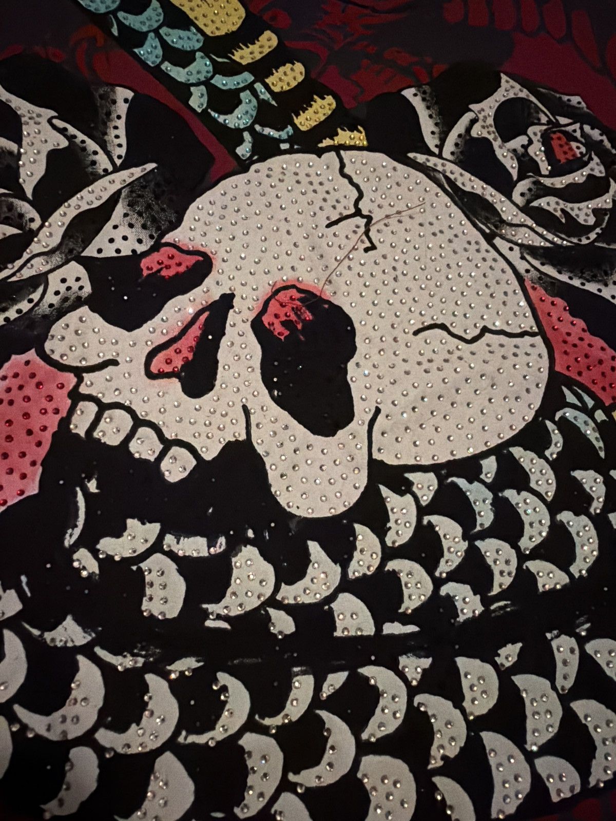 Ed Hardy Brand new with tags bedazzled Ed Hardy Skull T-shirt Size US XL / EU 56 / 4 - 3 Thumbnail
