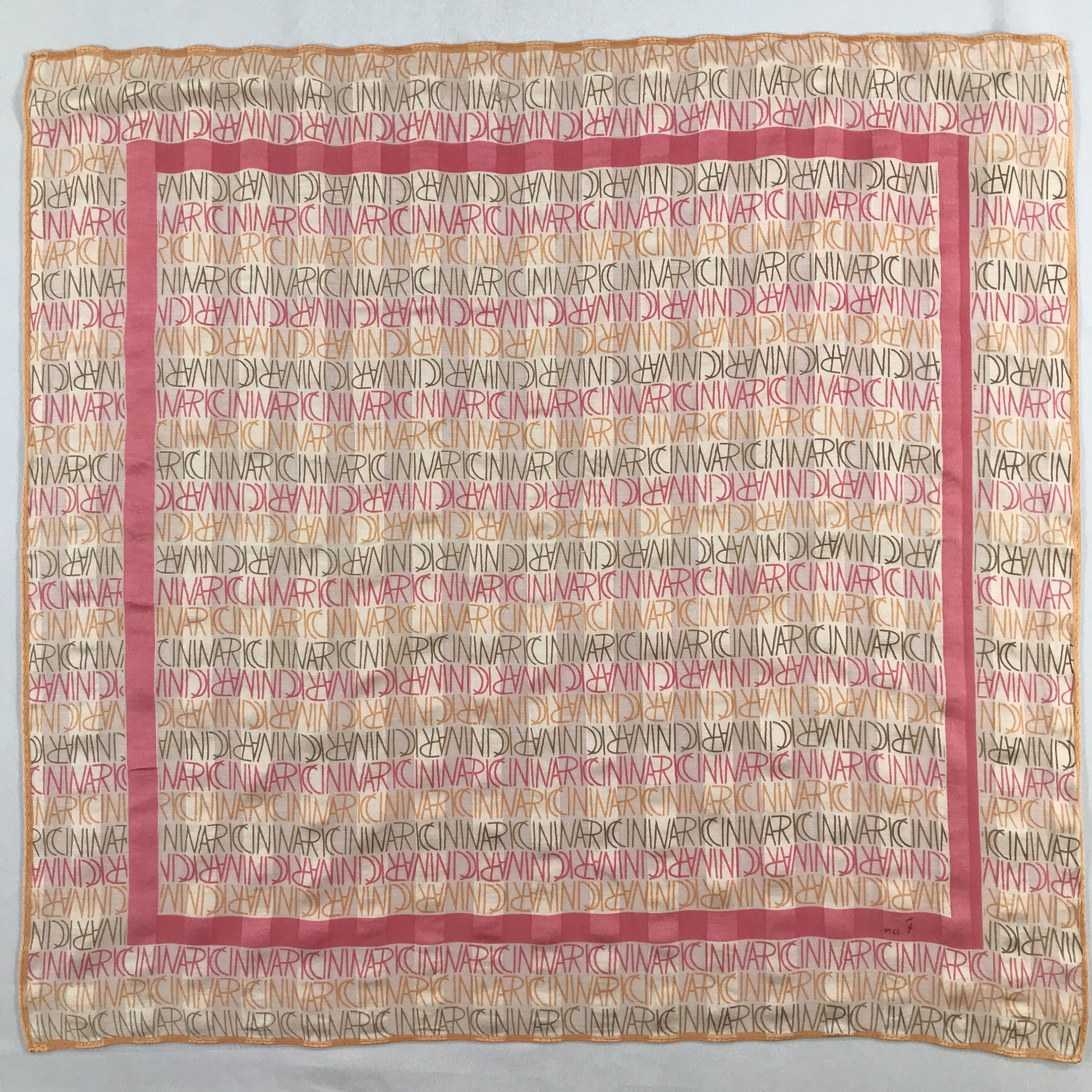 Nina Ricci × Vintage Nina Ricci Bandana / Handkerchief / Neckerchief - S2078 Size ONE SIZE - 1 Thumbnail