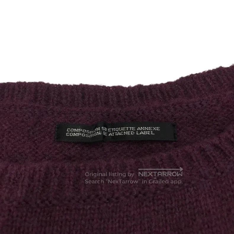 Yohji Yamamoto Yohji Yamamoto Asymmetric Knit Sweater. Size US XS / EU 42 / 0 - 5 Thumbnail