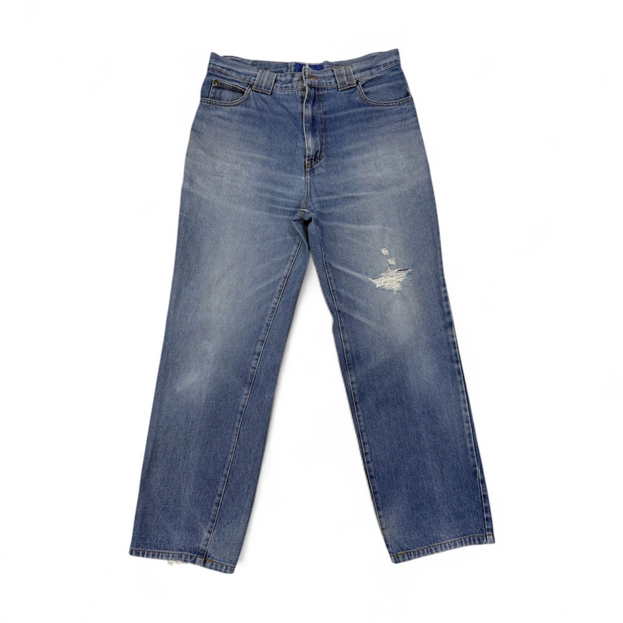 Kansai Yamamoto vintage kansai man distressed jeans Size US 32 / EU 48 - 2 Thumbnail