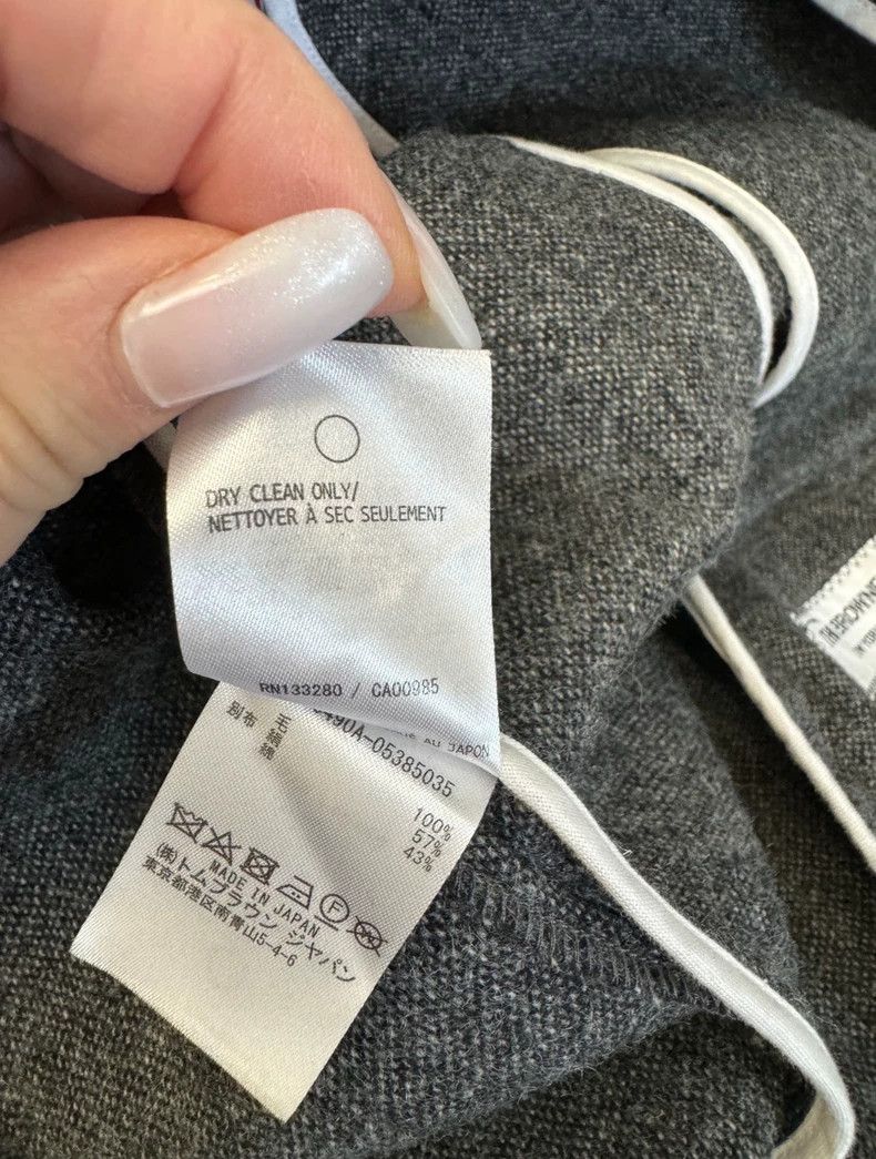 Thom Browne Thom Browne size44 Gray wool suit Size 44S - 5 Thumbnail