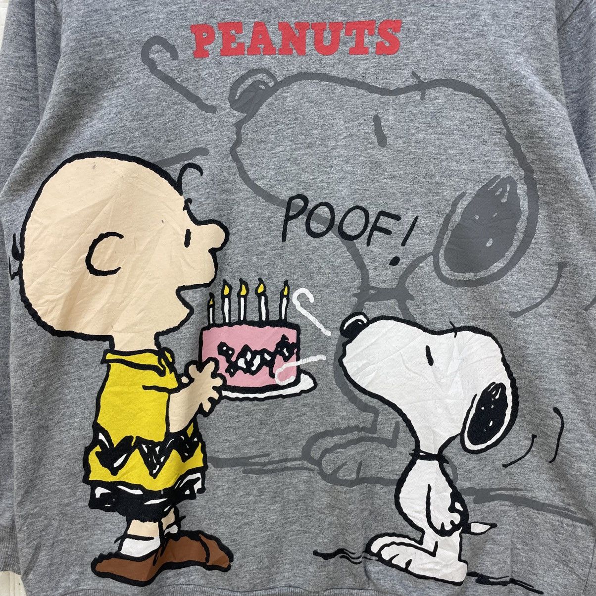 Peanuts 💥Vintage Peanut Snoopy Over Print Sweatshirt Size US M / EU 48-50 / 2 - 3 Thumbnail