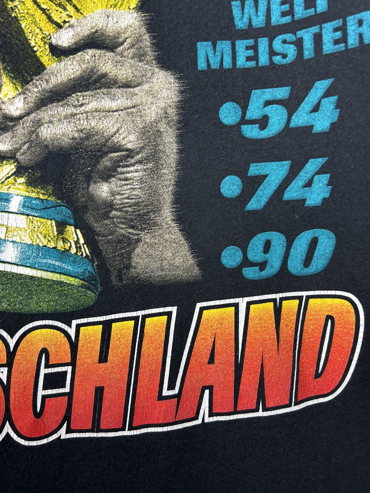 Adidas Vintage 90's Adidas Germany Deutschland World Cup Shirt Size US L / EU 52-54 / 3 - 10 Thumbnail