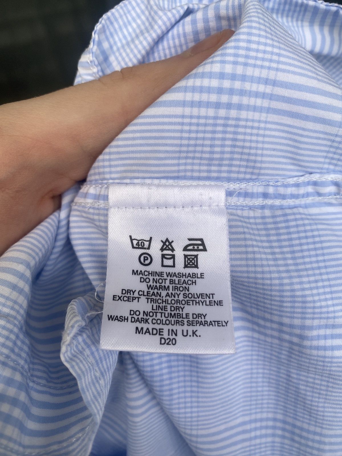 Burberry Burberry Luxury elegegance tartan shirt button up Size US L / EU 52-54 / 3 - 3 Thumbnail