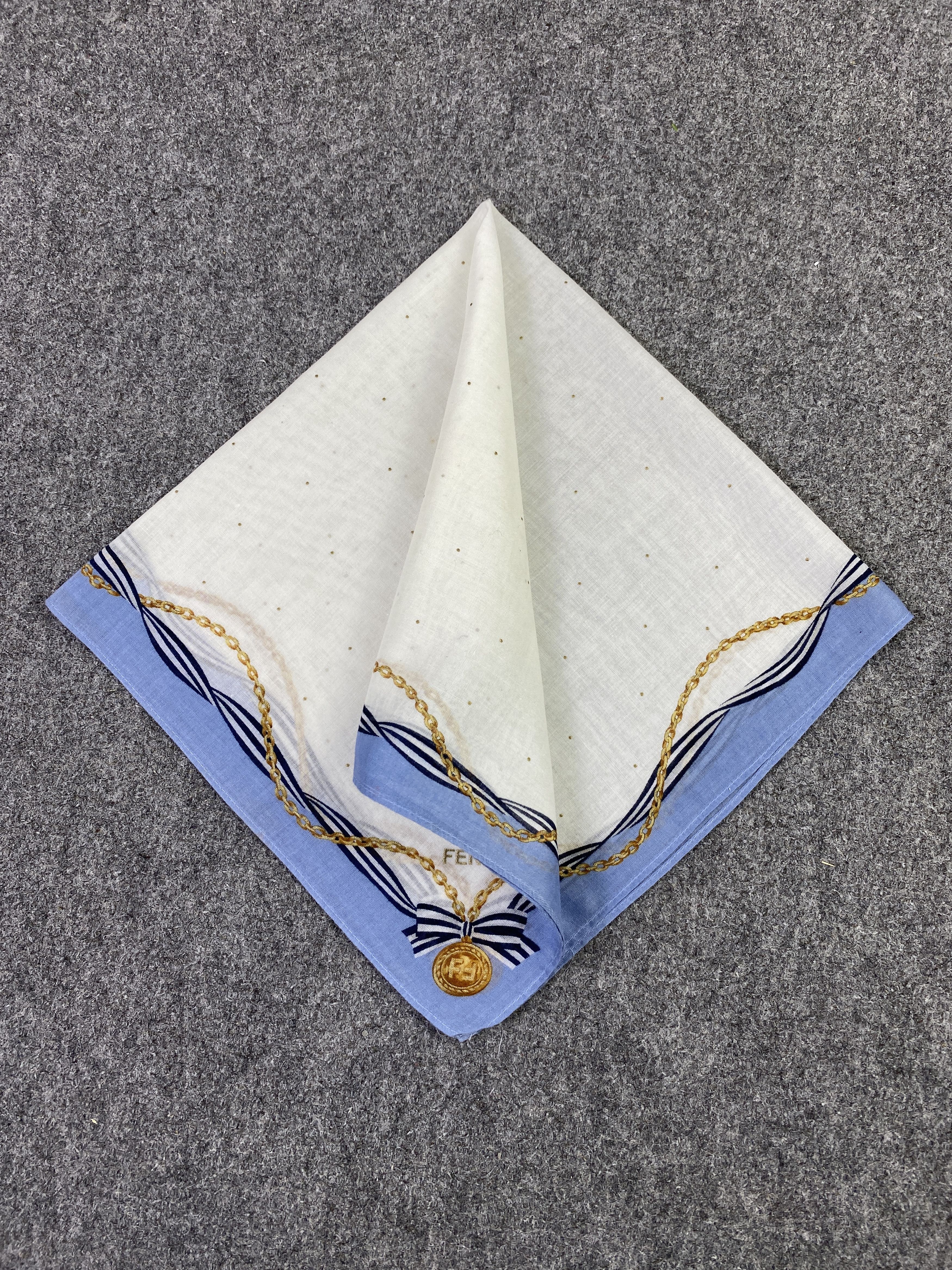 Fendi Vintage Fendi Handkerchief / Neckerchief KT0185 Size ONE SIZE - 3 Thumbnail
