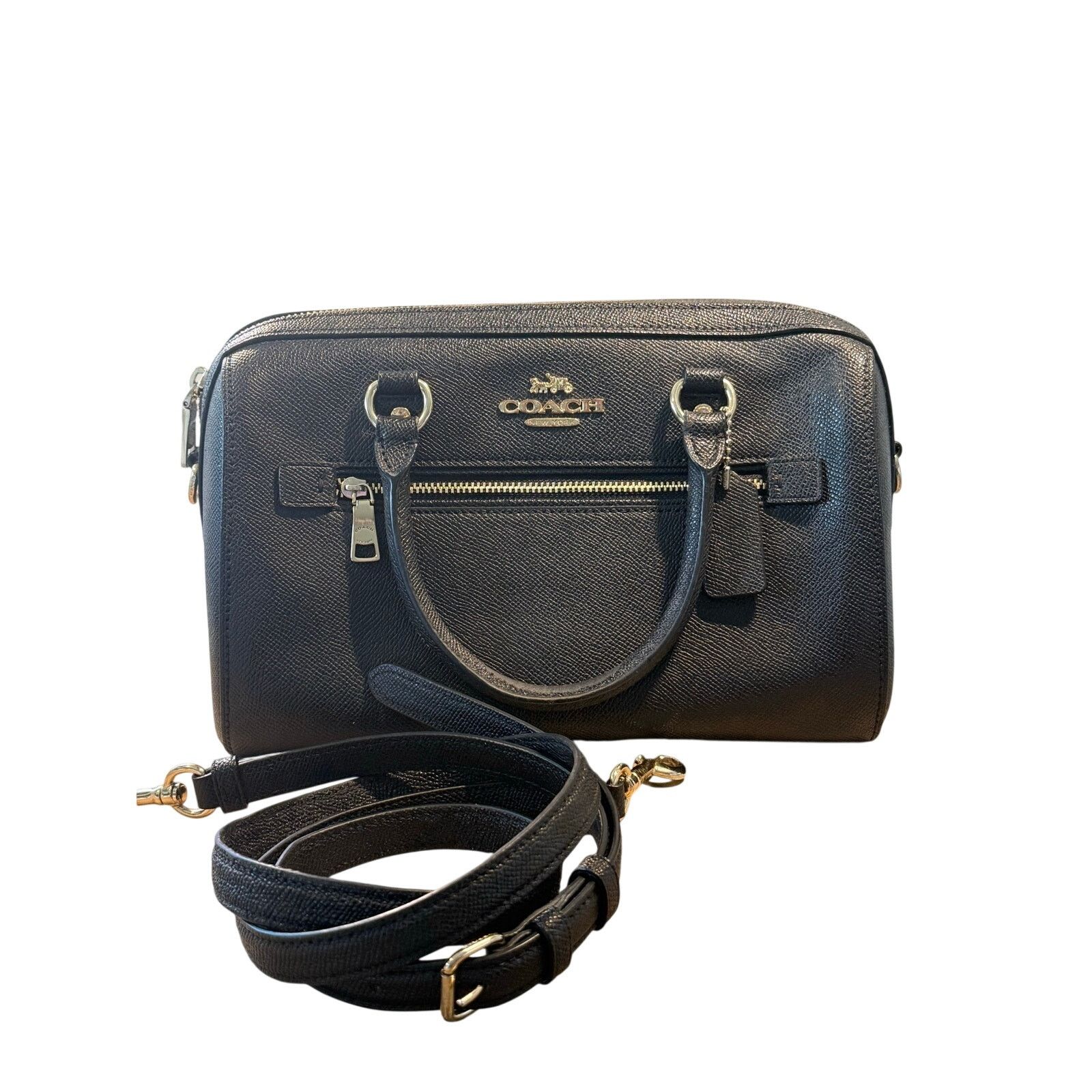 Coach Coach Rowan Satchell Crossgrain Leather Classic Top Handle Size ONE SIZE - 5 Thumbnail