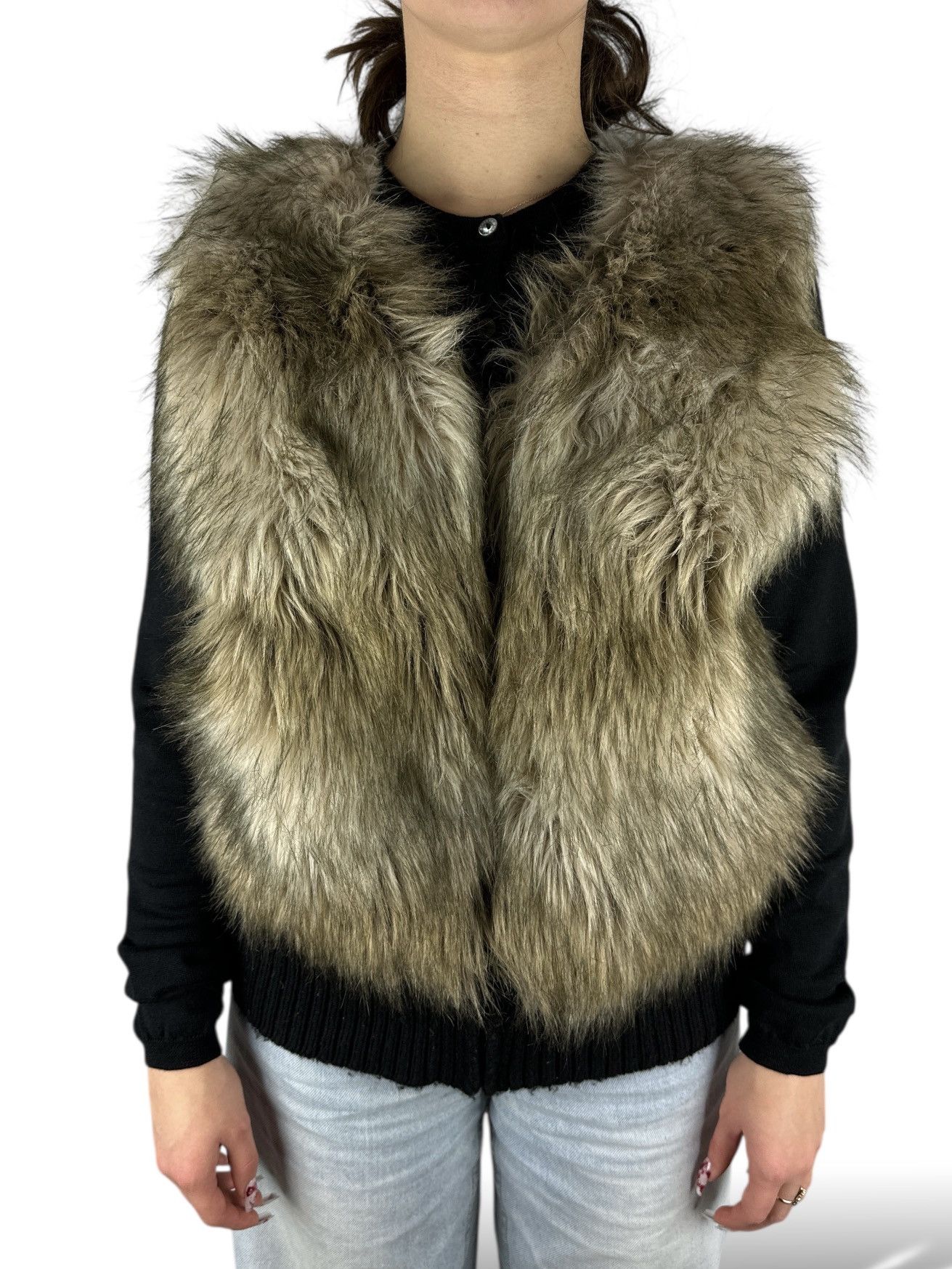 Juicy Couture Vintage Y2K Juicy Couture Faux Fur Vest Women’s Size L Size L / US 10 / IT 46 - 12 Thumbnail