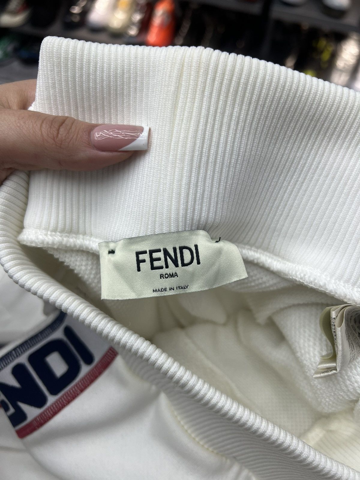 Fendi Fendi x Fila White Joggers Size 28" / US 6 / IT 42 - 4 Thumbnail