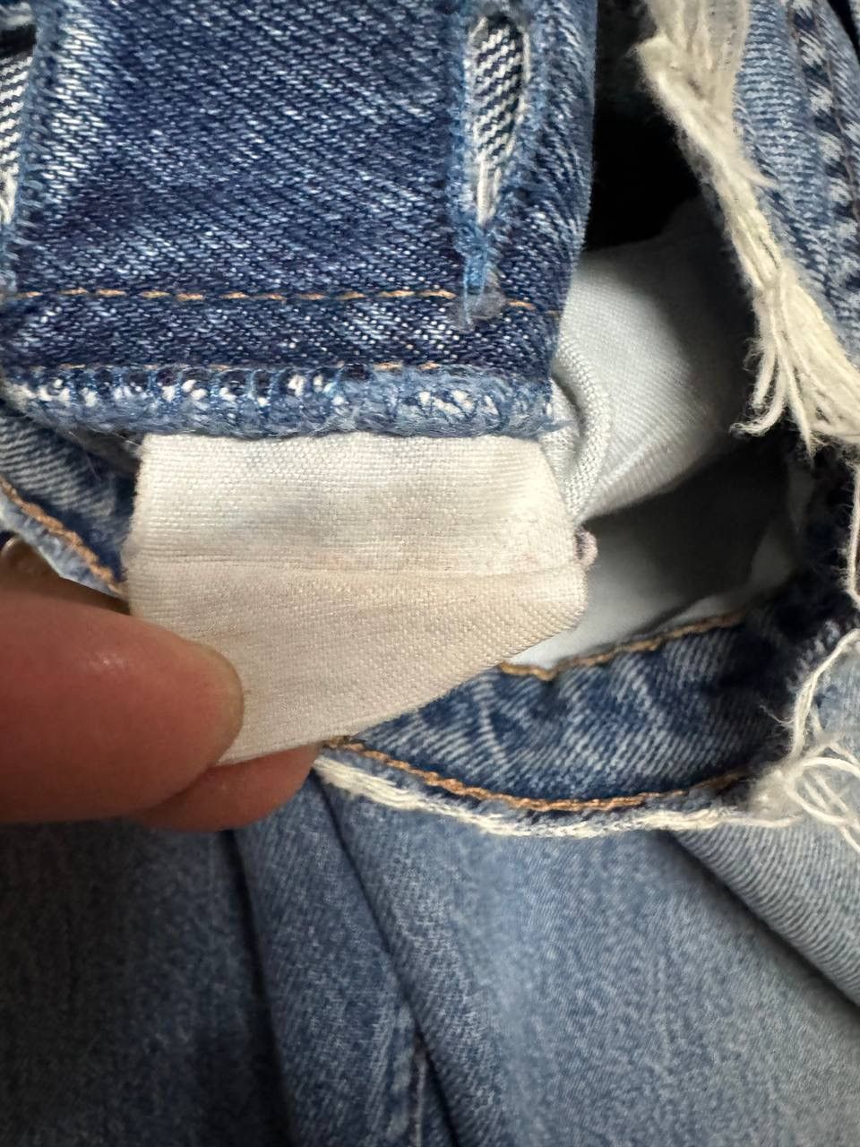 Levi's 💥Grunge💥Vintage 90's 501 Faded Distressed Ripped Blue Jeans Size US 31 - 9 Thumbnail