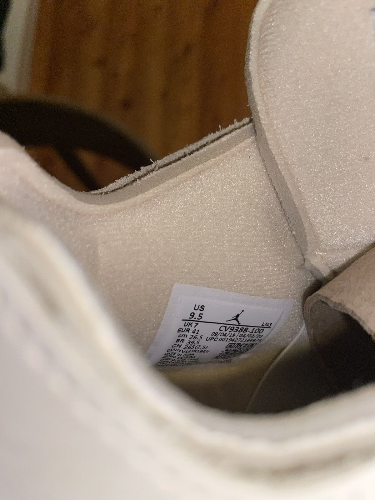 Nike × Off-White × Virgil Abloh Air Jordan 4 Sail Off White Size US 8 / EU 41 - 10 Thumbnail