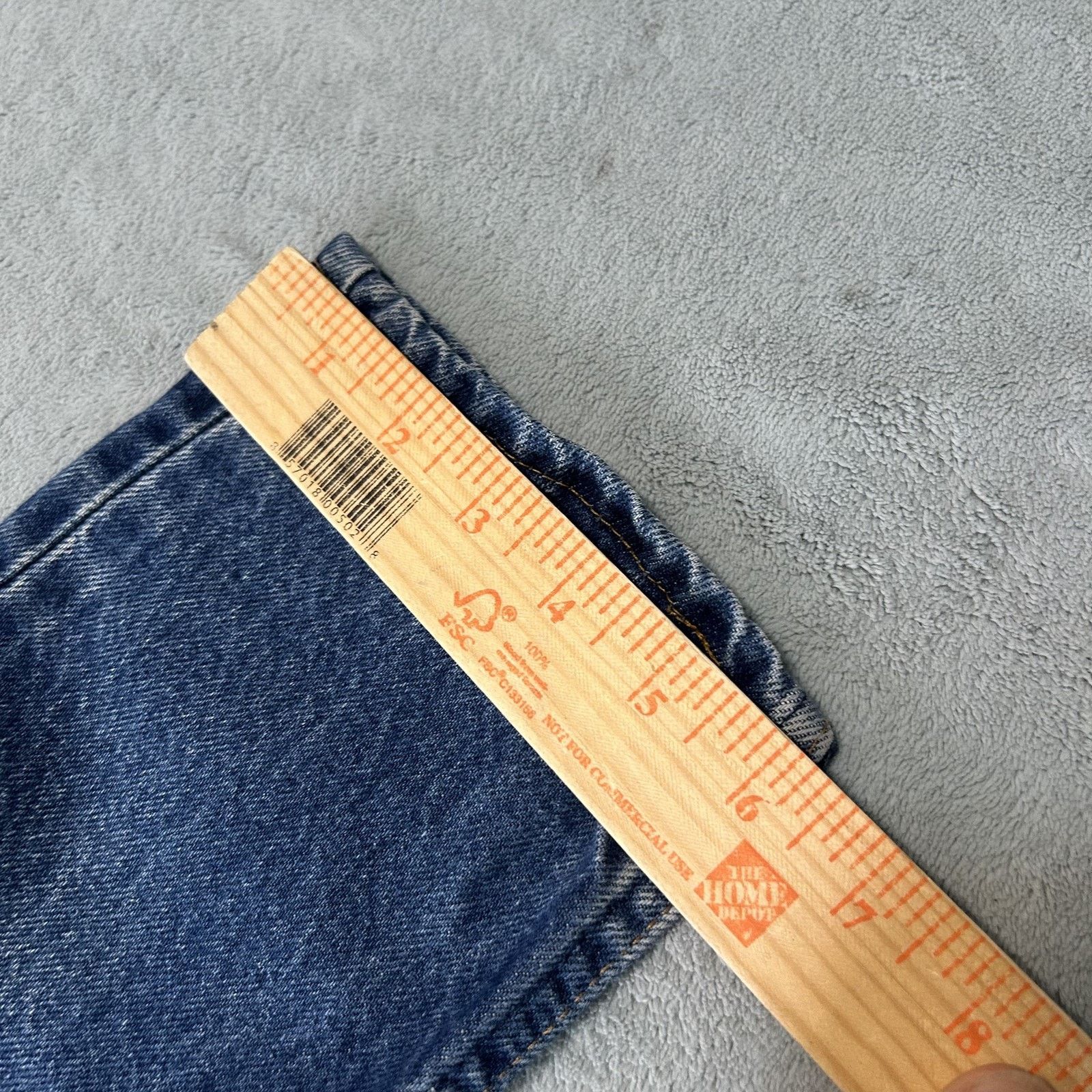 Levi's Levis 562 Orange Tabs Jeans Youth 8 22x21 Button Fly USA Size 22" - 15 Thumbnail