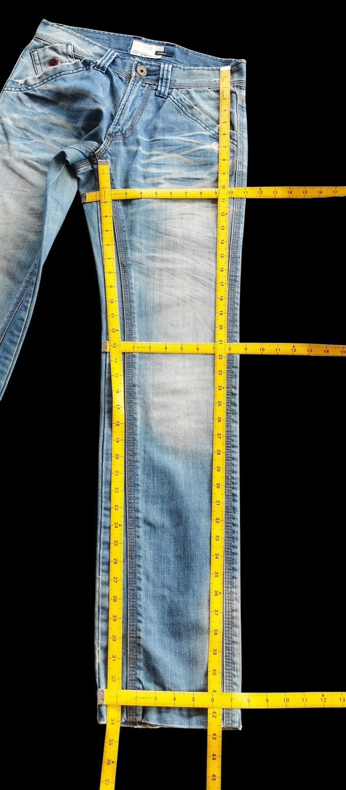 Ed Hardy Y2K Energie Style Clash Jeans Size 30 Vintage Denim Size US 30 / EU 46 - 15 Thumbnail