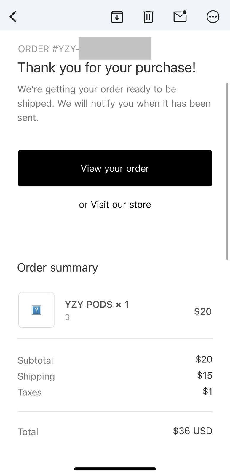 Kanye West × Yeezy Yeezy Pods Size US 13 / EU 46 - 5 Thumbnail