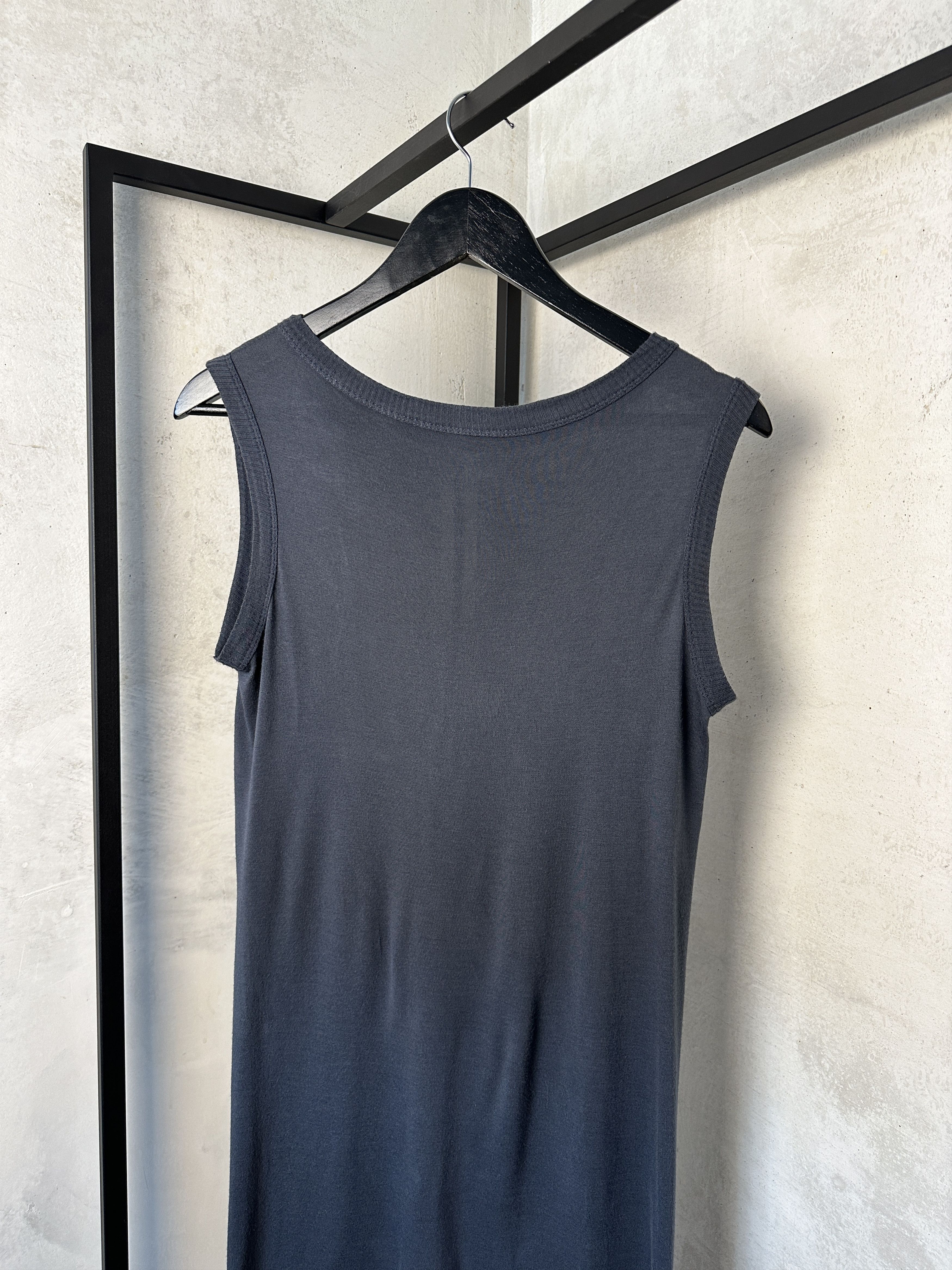 Rick Owens RICK OWENS Navy Blue VICIOUS S/S 14 T-Shirt Dress Size S / US 4 / IT 40 - 3 Thumbnail