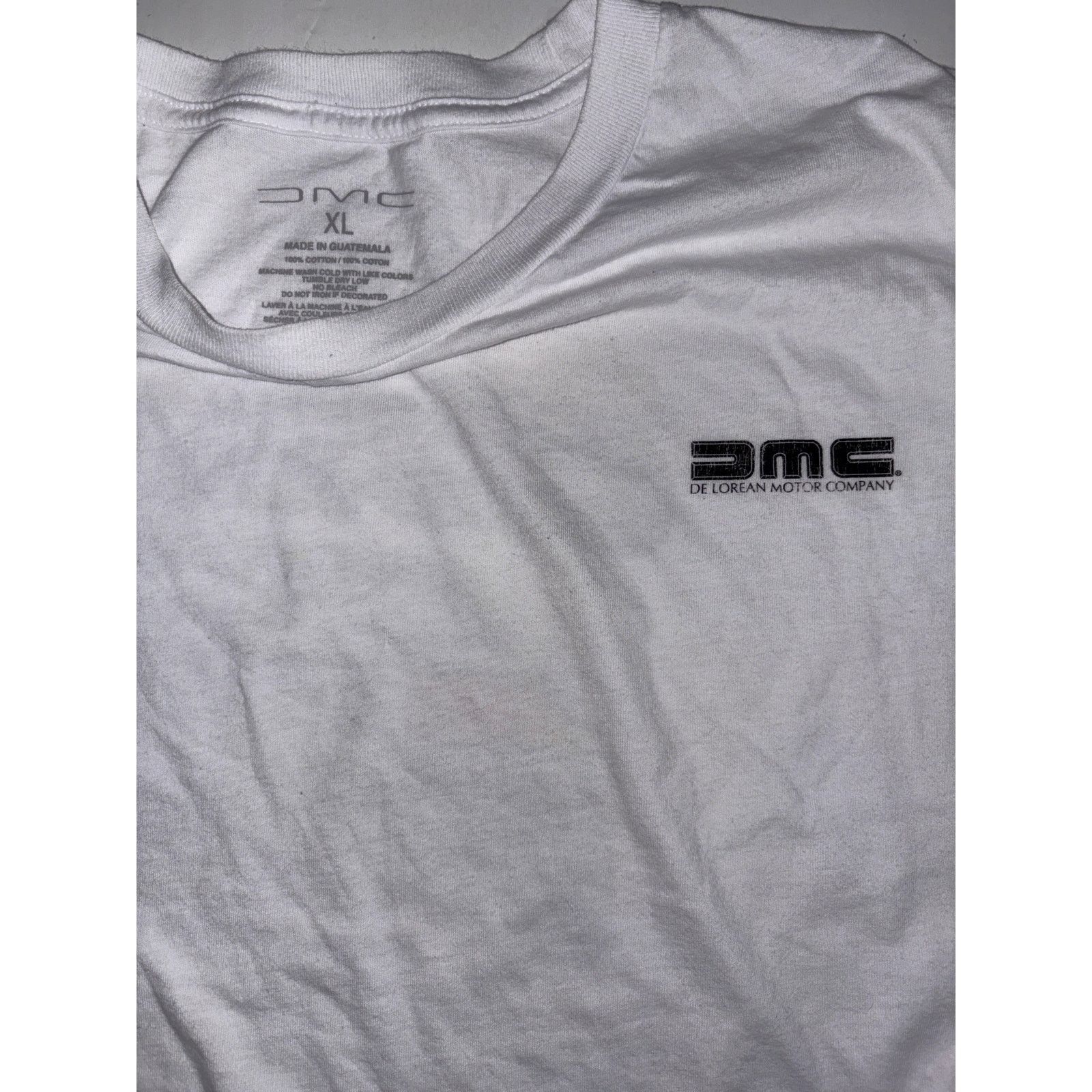 Other DMC Delorean shirt classic men’s XL white short sleeve Size US XL / EU 56 / 4 - 2 Thumbnail