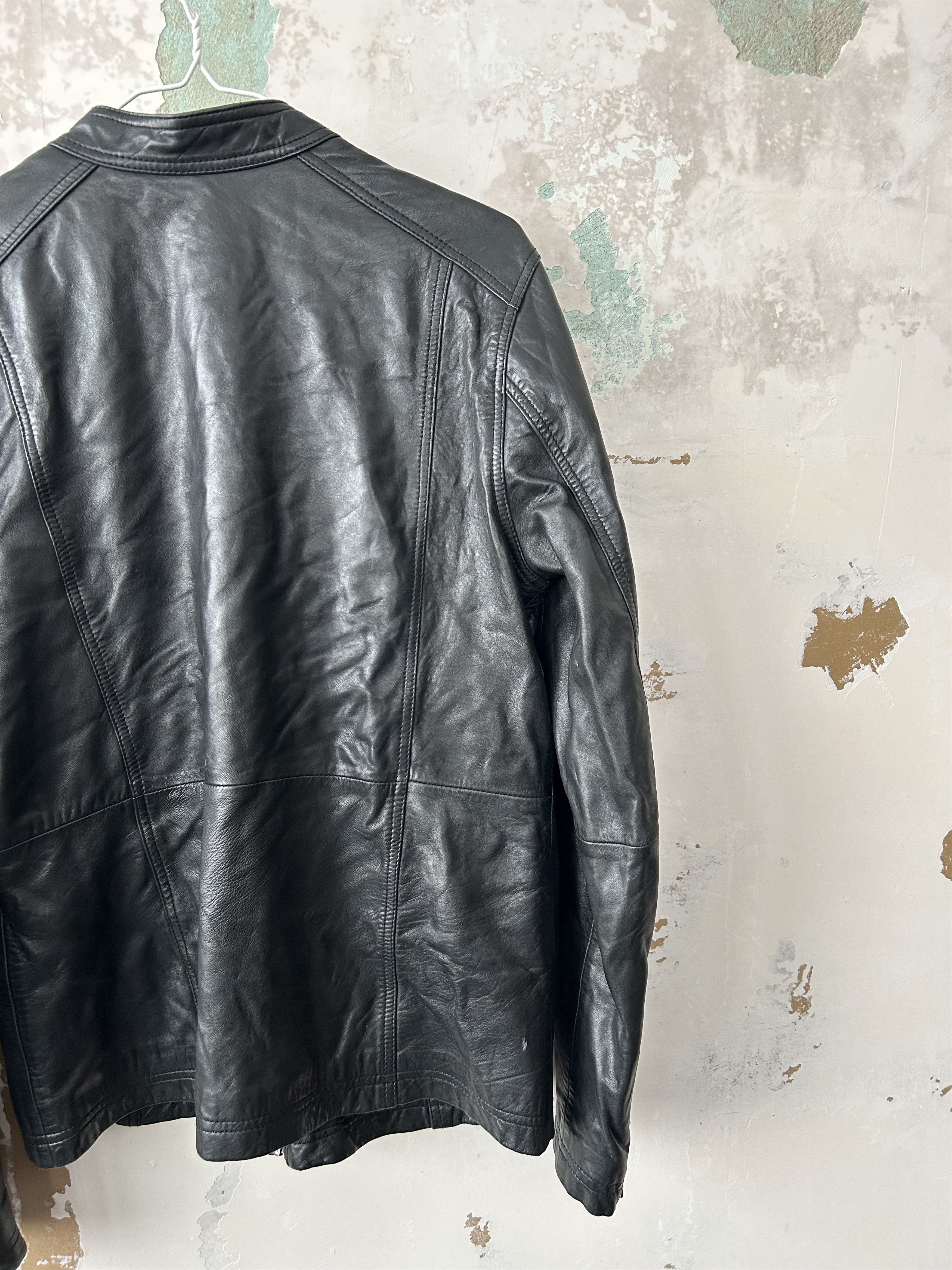 Ted Baker Ted Baker London Black Leather Jacket Mens Size 3 Size M / US 6-8 / IT 42-44 - 5 Thumbnail