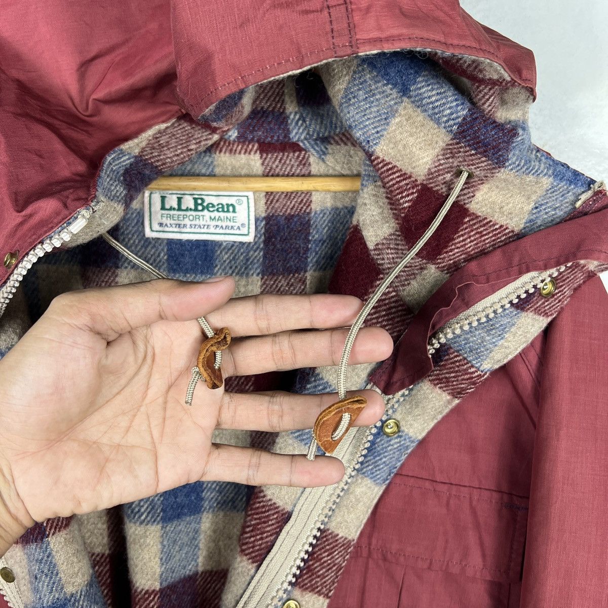 L.L. Bean 🔥 Vintage LL Bean Baxter State Mountain Parka Plaid Lining Size US M / EU 48-50 / 2 - 19 Thumbnail